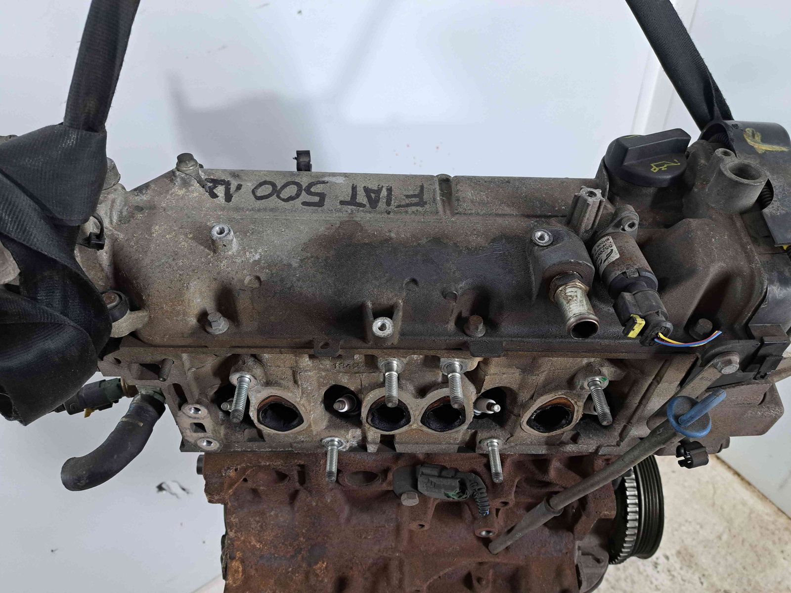 Motor complet ambielat Fiat 500s [Fabr 2010-2016] 169A4000 1.2 Benz 097010 - imagine 6