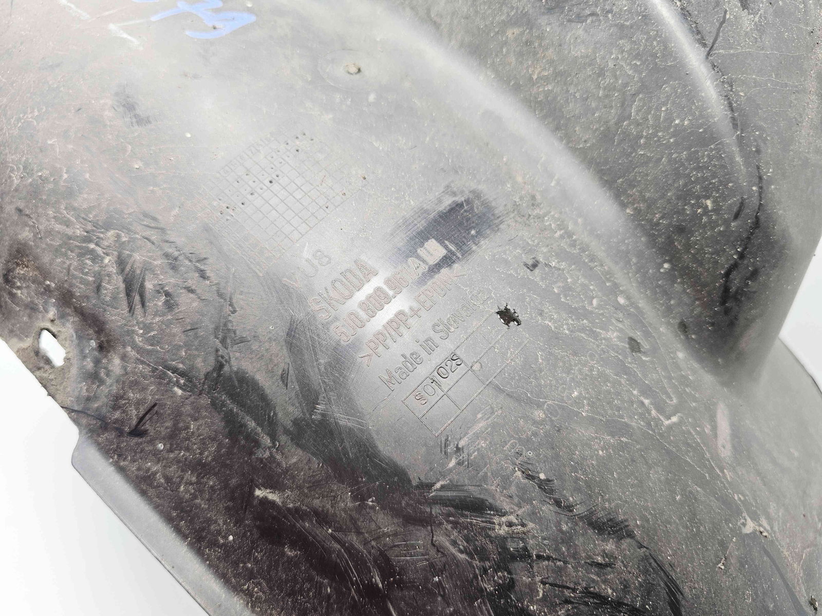 Carenaj roata dreapta fata Skoda Fabia 2 (5J, 542) [Fabr 2007-2014] 5J0809961A - imagine 2