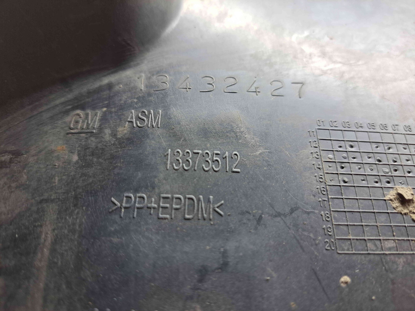 Carenaj roata dreapta fata Opel Astra J [Fabr 2009-2015] 13373512 - imagine 4