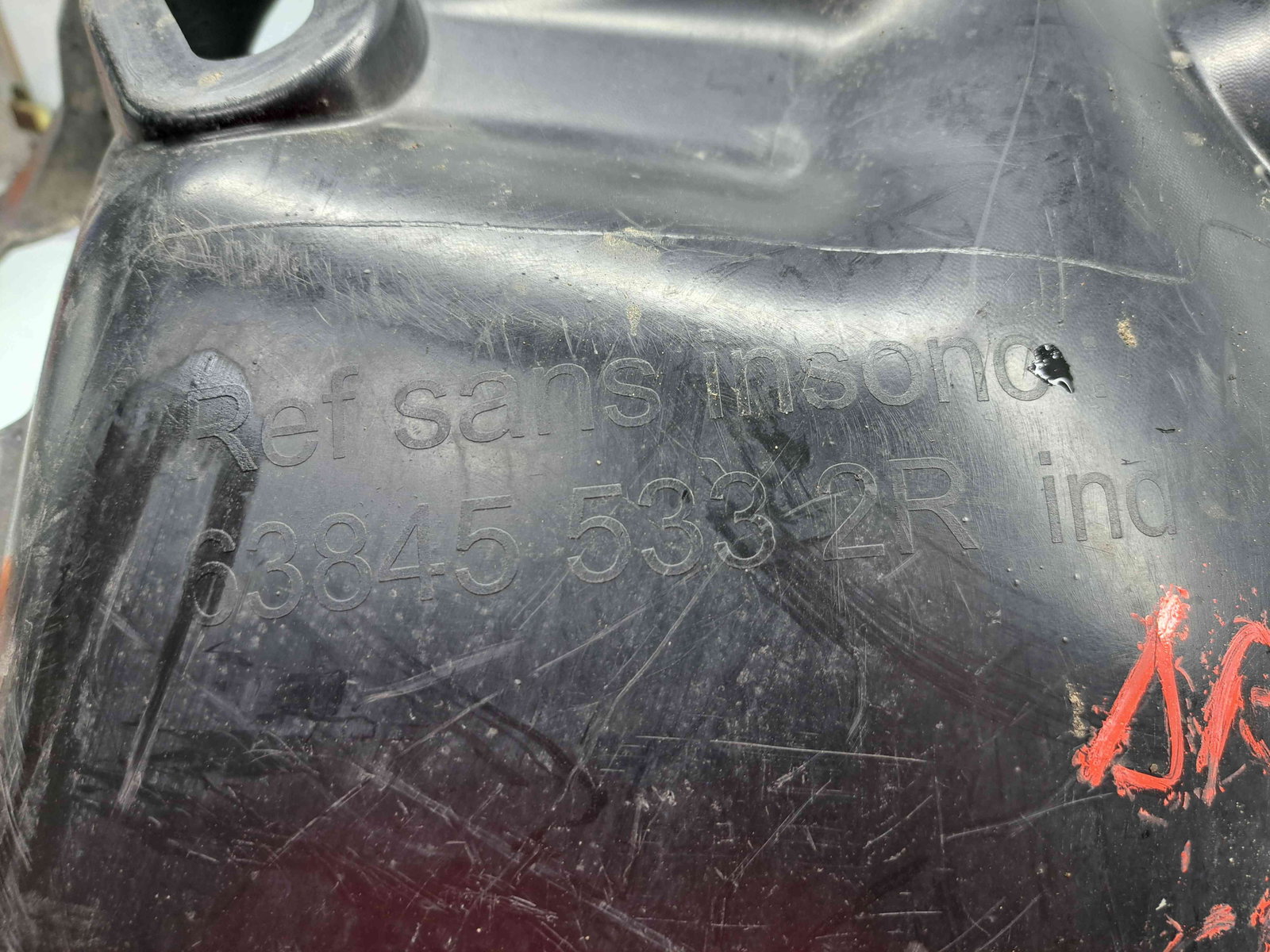 Carenaj roata dreapta fata Renault Megane 3 (B95) [Fabr 2008-2016] 638455332R - imagine 4