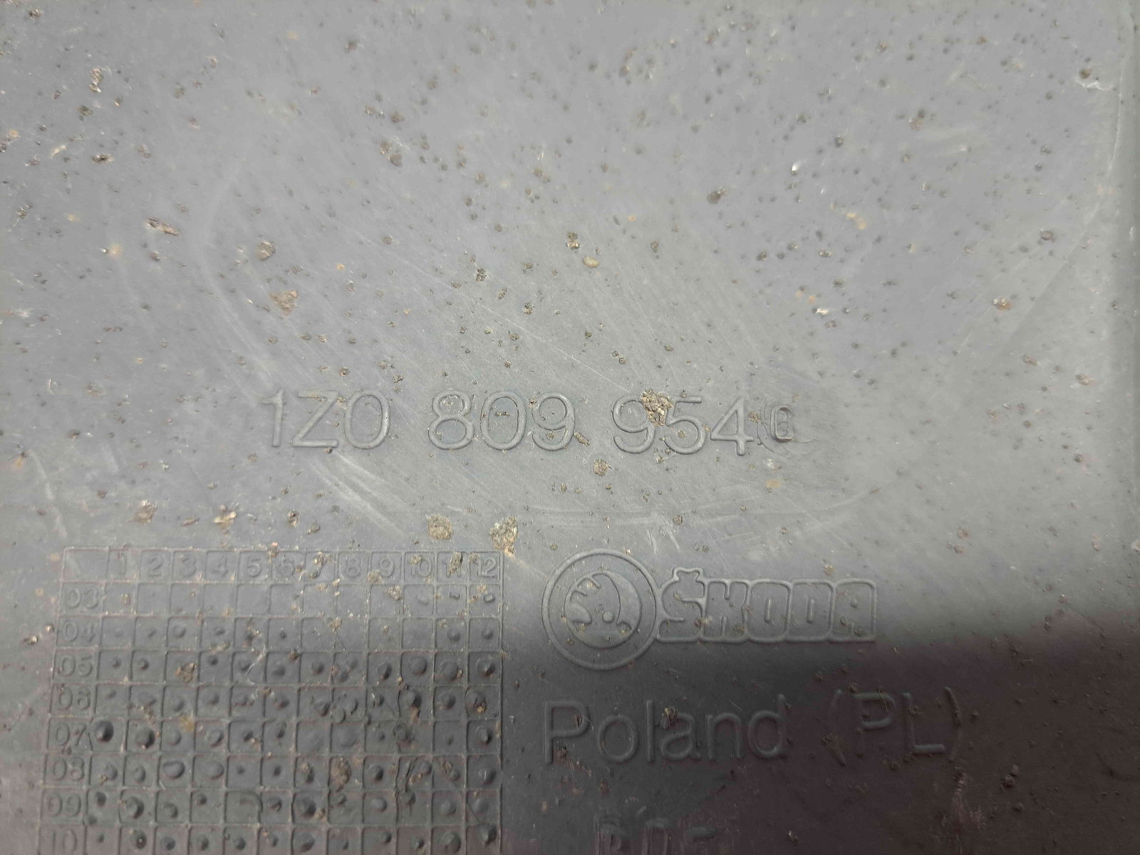 Carenaj roata dreapta fata Skoda Octavia 2 Combi (1Z5) [Fabr 2004-2013] Facelift 1Z0809954C - imagine 4