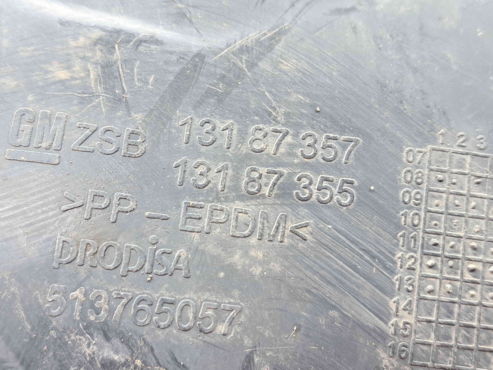 Carenaj roata stanga fata Opel Corsa D [Fabr 2006-2013] 13187357 - imagine 4