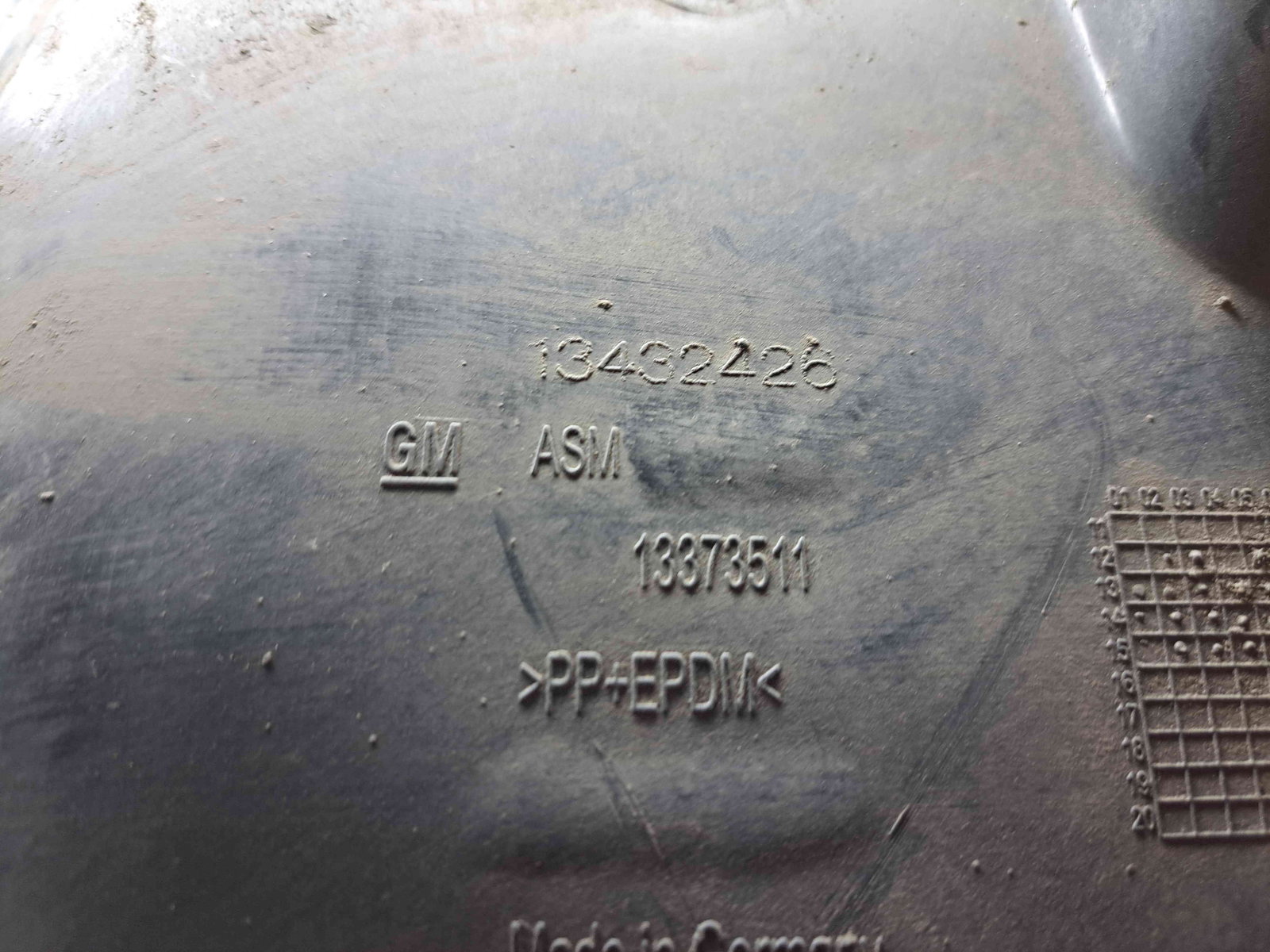 Carenaj roata stanga fata Opel Astra J [Fabr 2009-2015] 13432426 - imagine 4