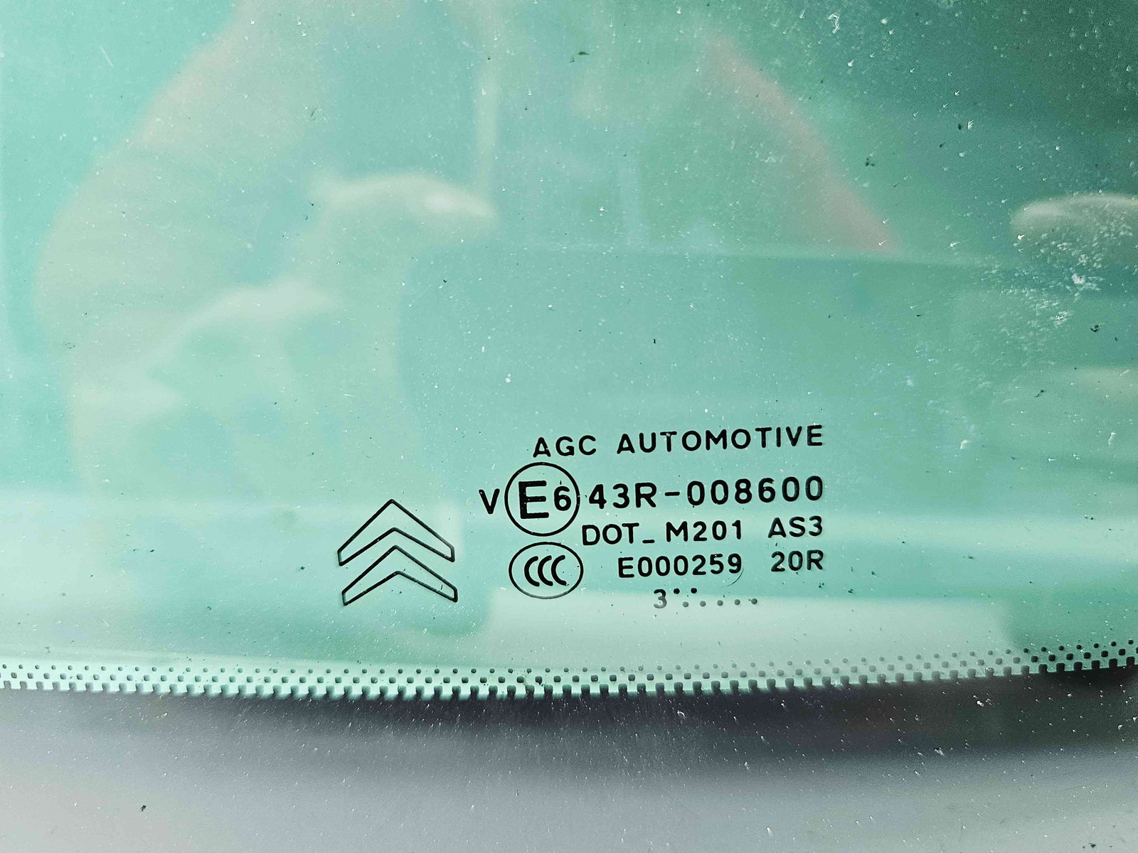 Geam caroserie fix dreapta Citroen DS3 [Fabr 2009-2015] OEM - imagine 2