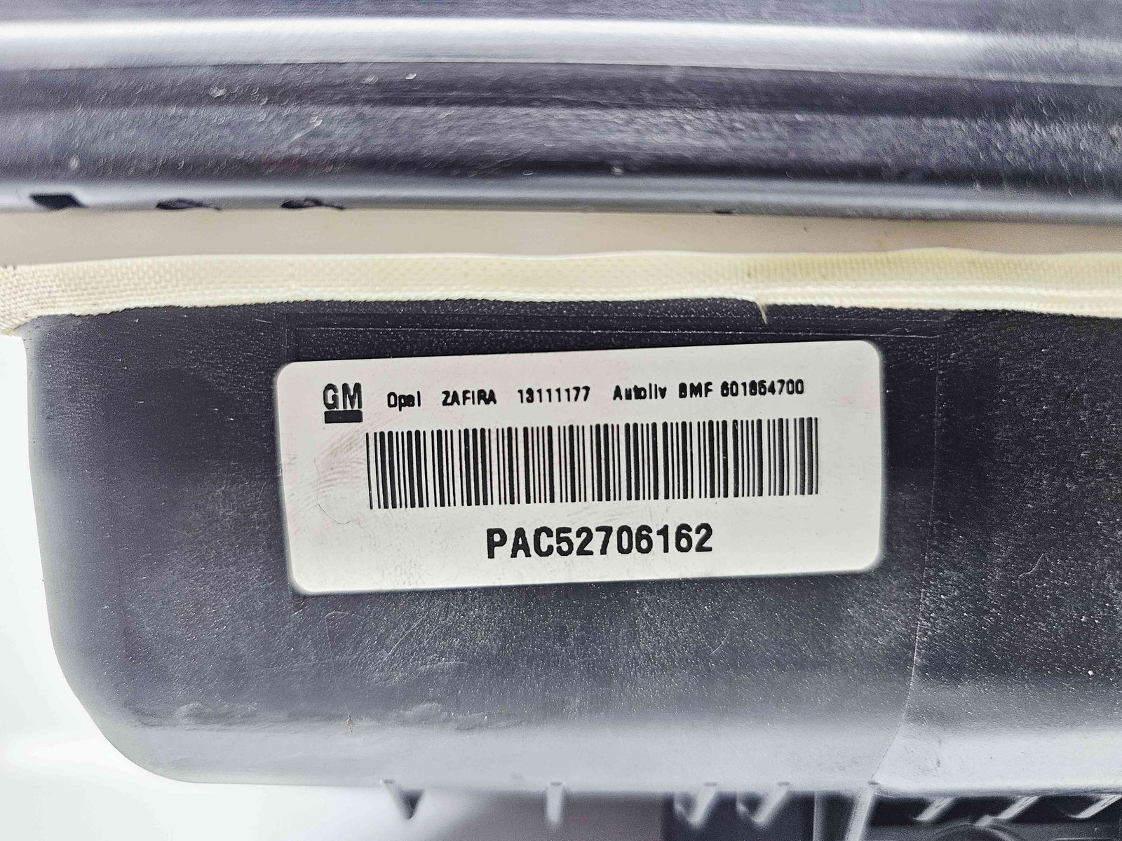 Airbag pasager Opel Zafira B (A05) [Fabr 2006-2011] 13111177 - imagine 3