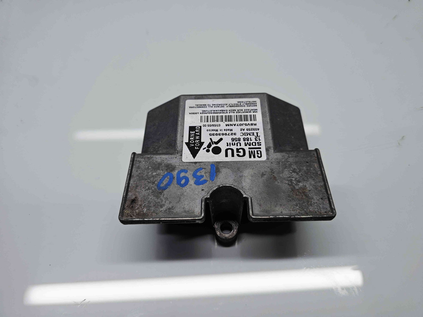Calculator airbag Opel Zafira B (A05) [Fabr 2006-2011] 13188856 1.9 CDTI Z19DT 88KW / 120CP