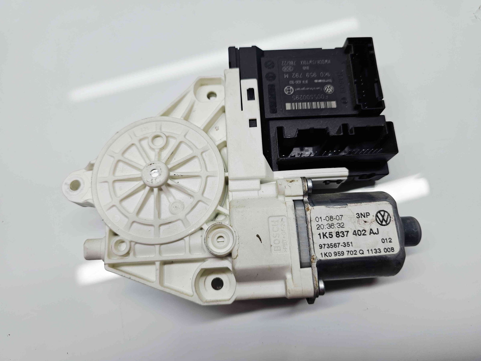 Motoras geam stanga fata Volkswagen Golf 5 Variant (1K5) [Fabr 2007-2009] 1K5837402AJ - imagine 5