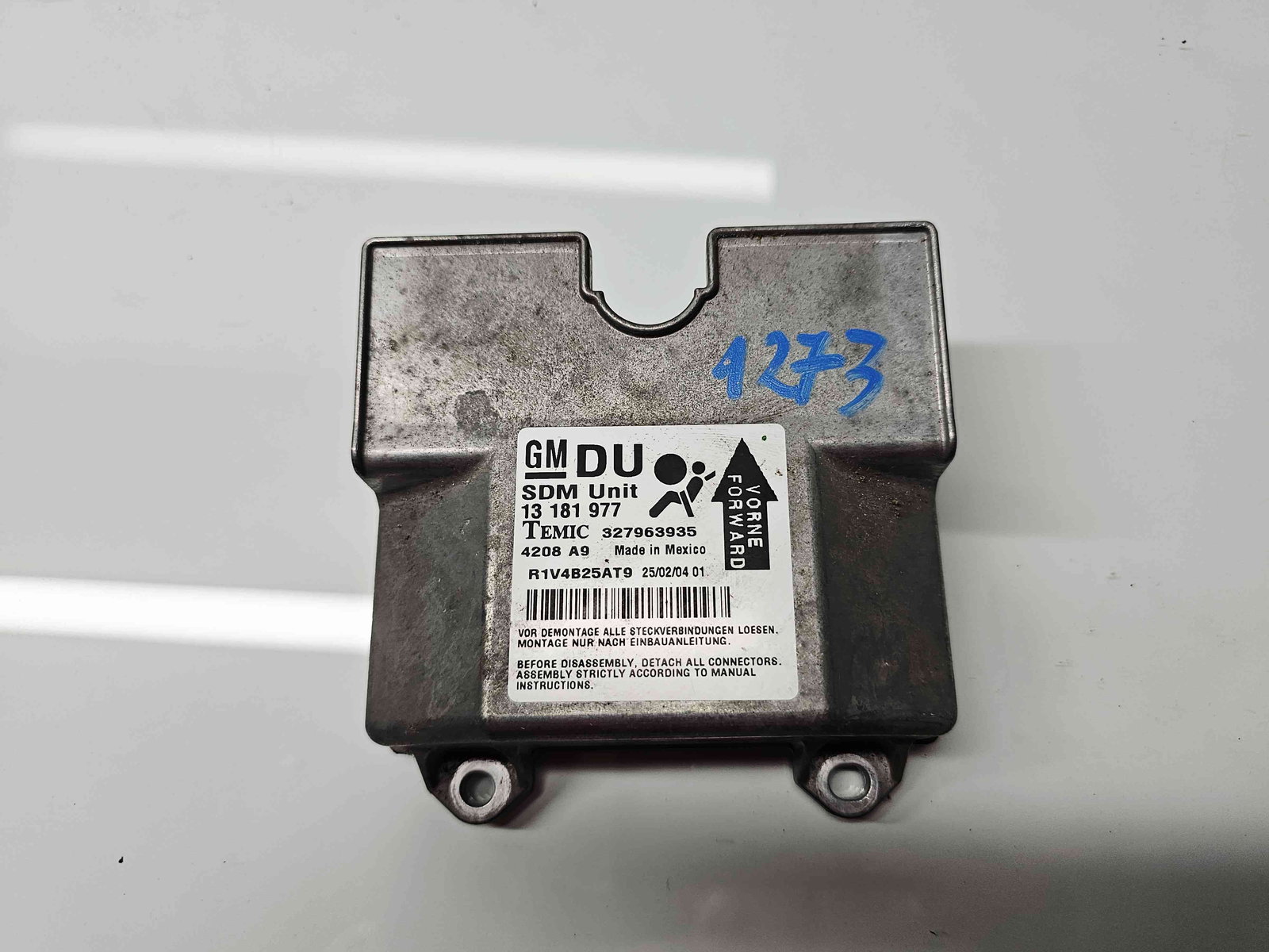 Calculator airbag Opel Astra H [Fabr 2004-2009] 13181977 1.7 CDTI Z17DTH 74KW / 100CP - imagine 1