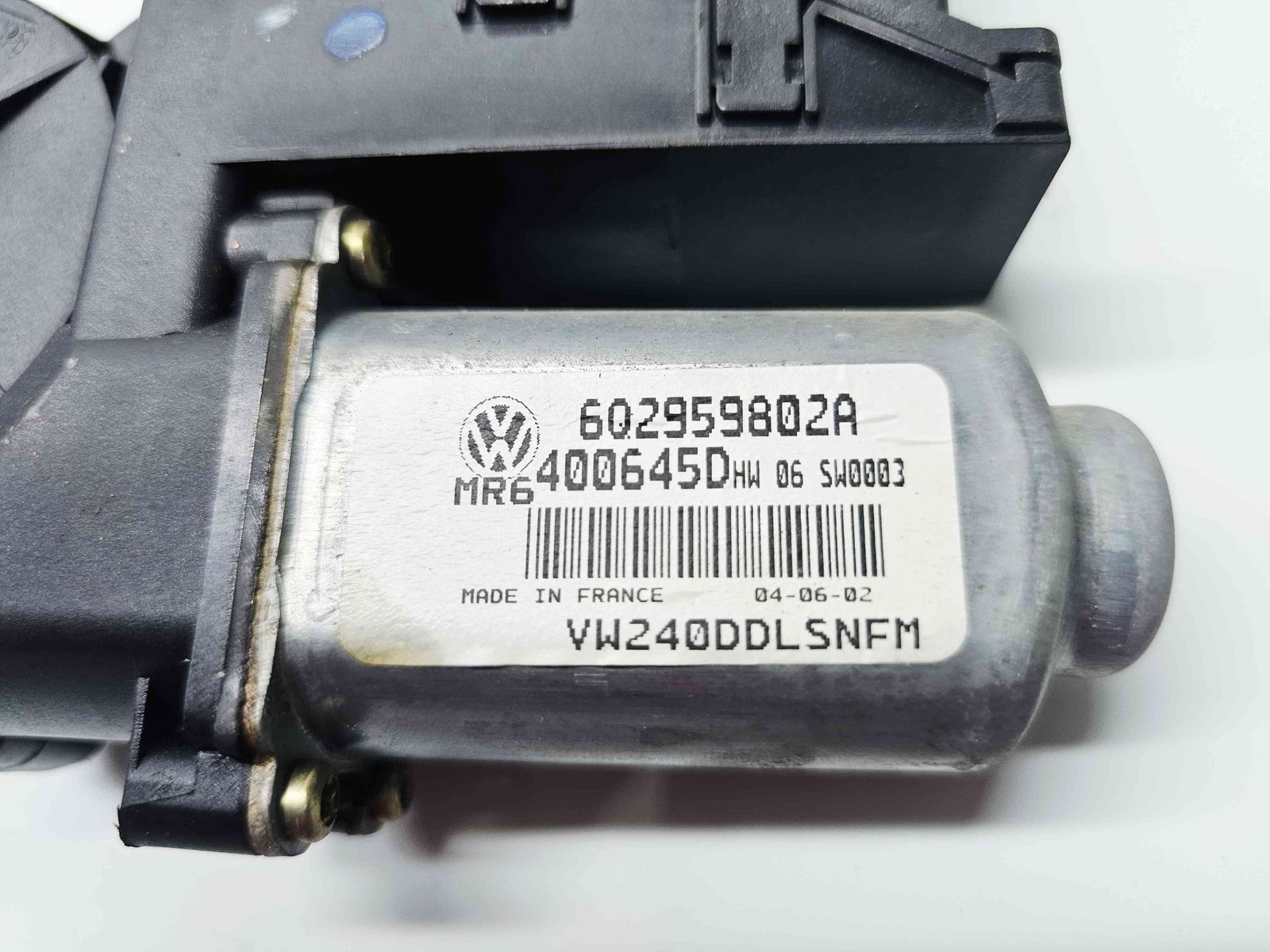 Motoras geam stanga fata Volkswagen Polo (9N) [Fabr 2001-2008] 6Q2959802A - imagine 5
