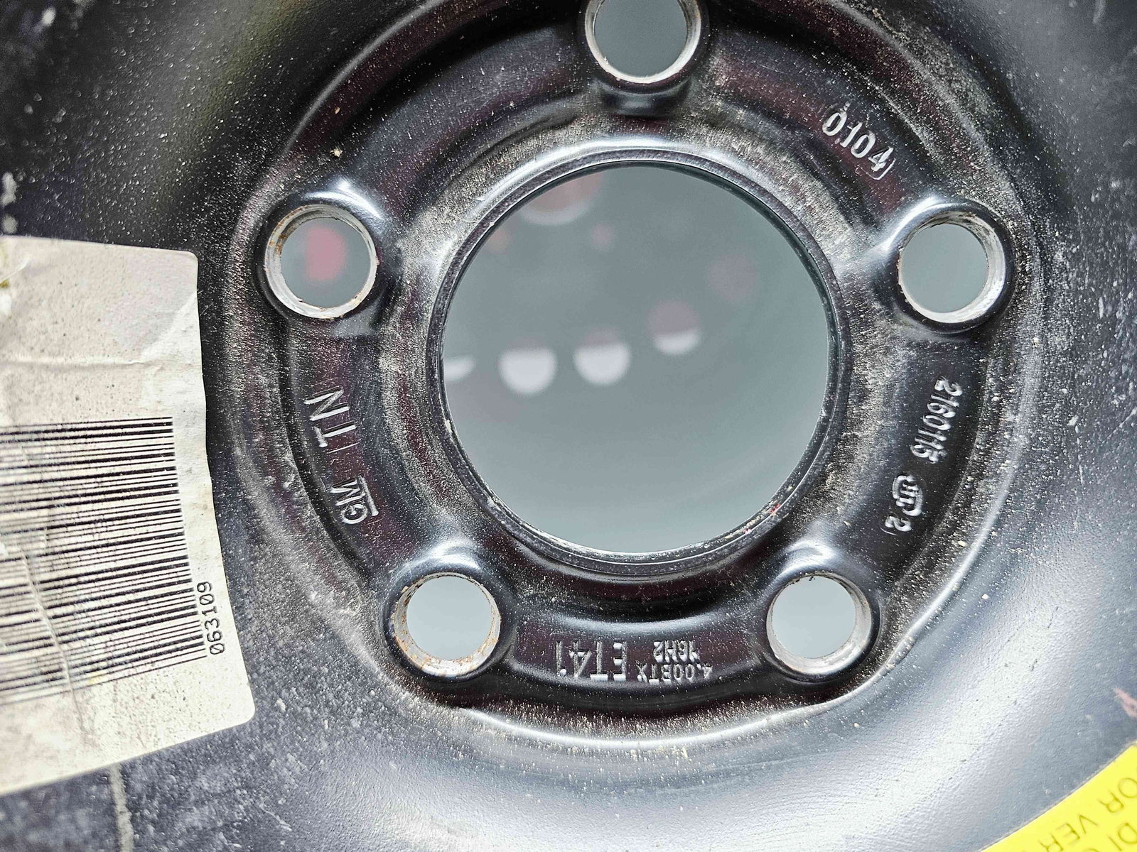 Roata rezerva Opel Astra H [Fabr 2004-2009] T115/70R16 92M - imagine 4