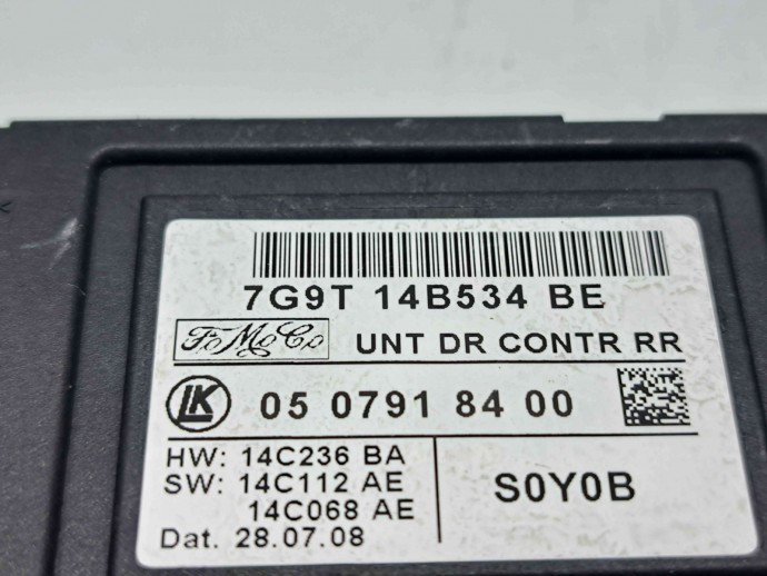 Modul usa dreapta spate Ford S-Max 1 [Fabr 2006-2010] 7G9T-14B534-BE