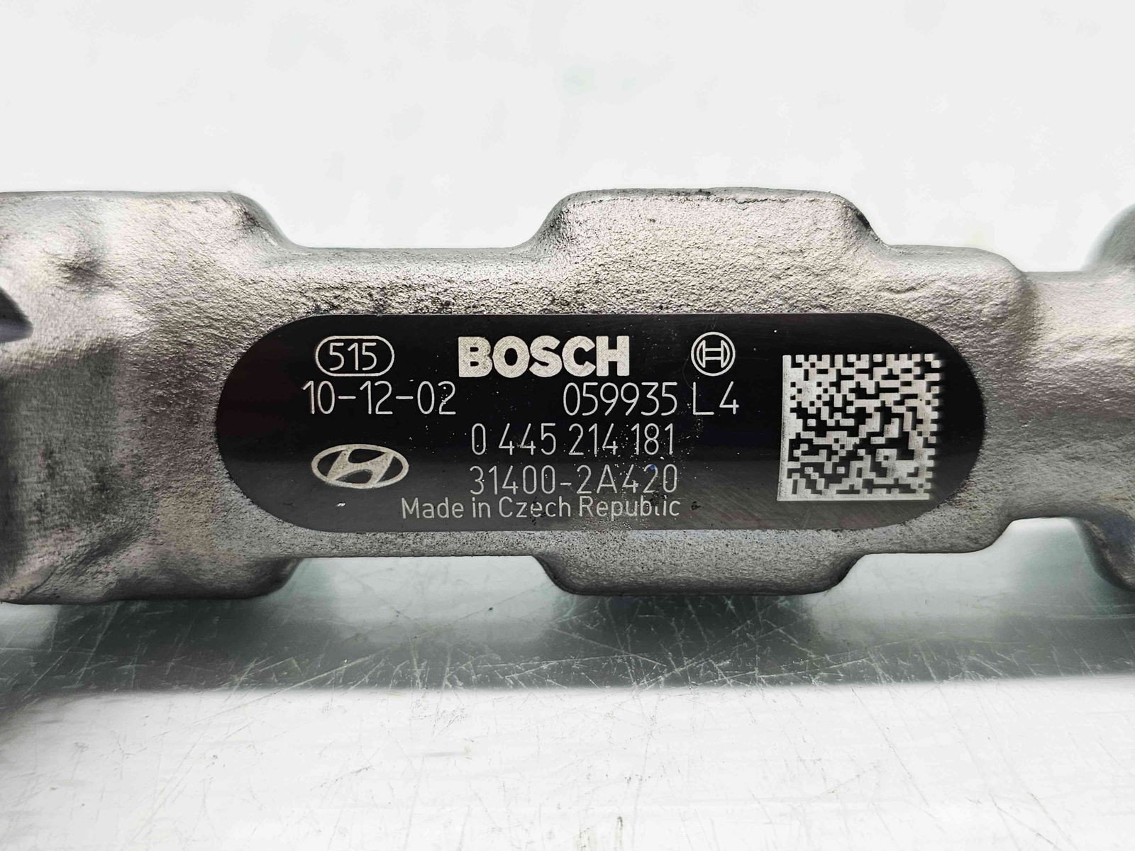 Rampa injectoare Hyundai i30 (GD) [Fabr 2012-2017] 31400-2A420 / 0445214181 1.7 CRDi D4FD 81KW / 110CP - imagine 4