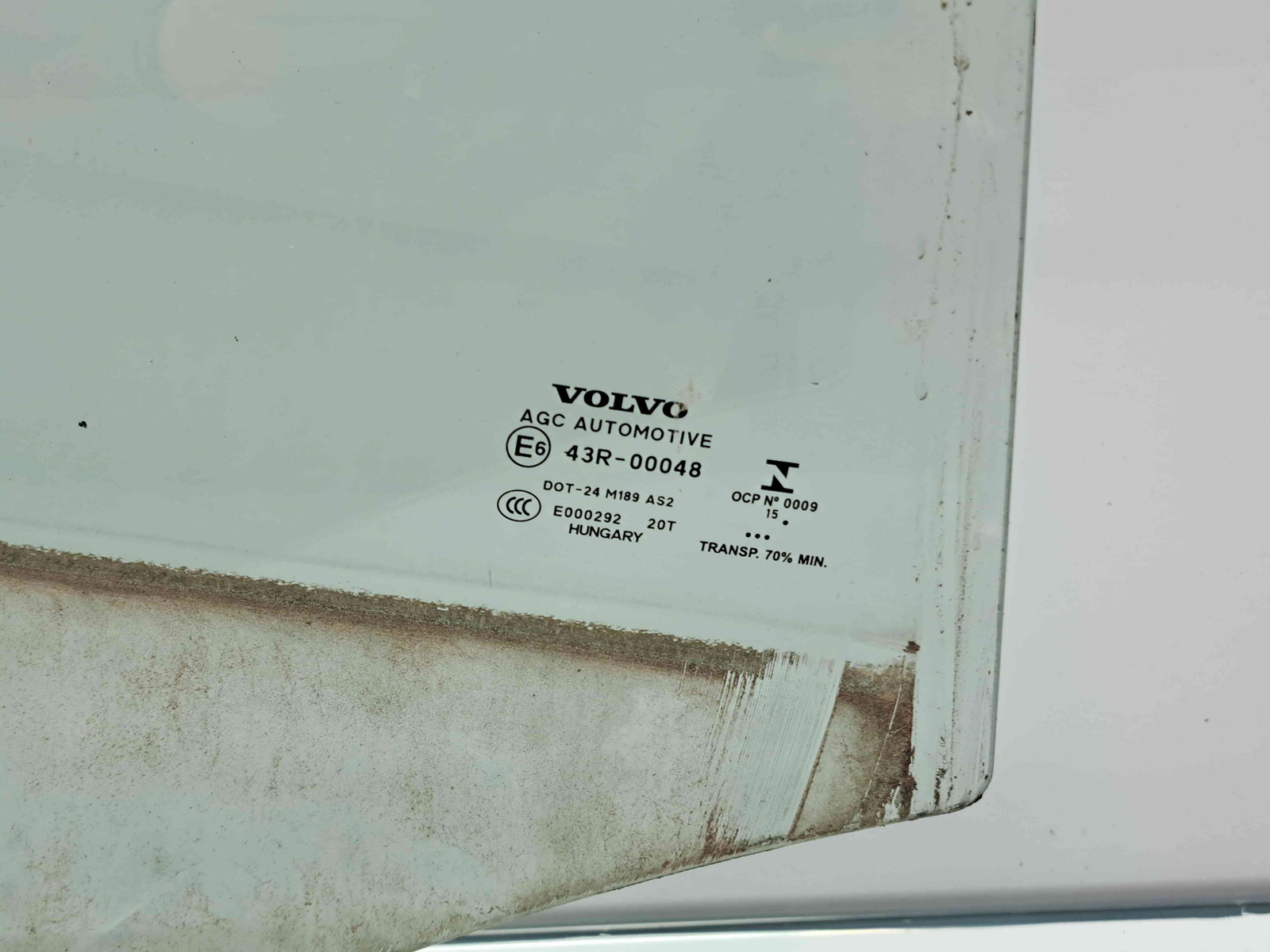 Geam usa dreapta spate Volvo V40 II Rdesign [Fabr 2013-2019] OEM - imagine 2