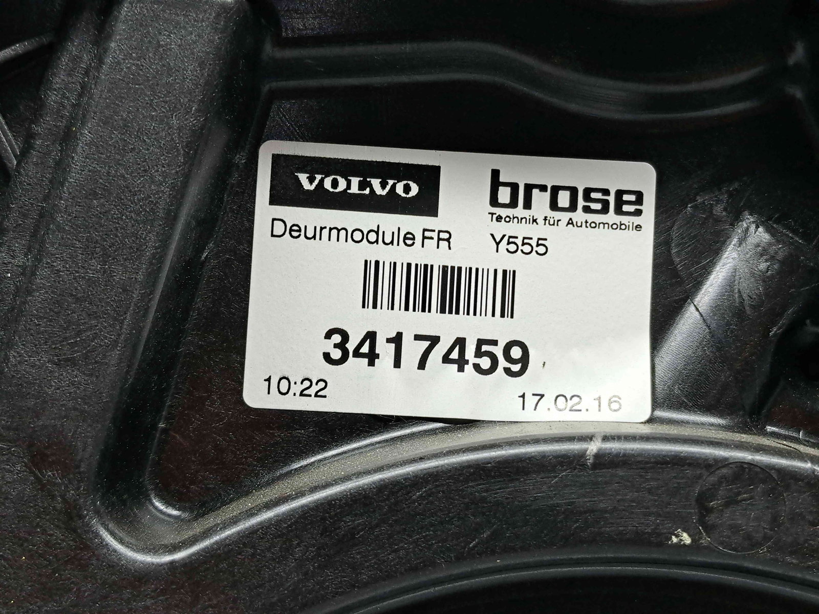 Macara electrica geam dreapta fata Volvo V40 II Rdesign [Fabr 2013-2019] 3417459 - imagine 3