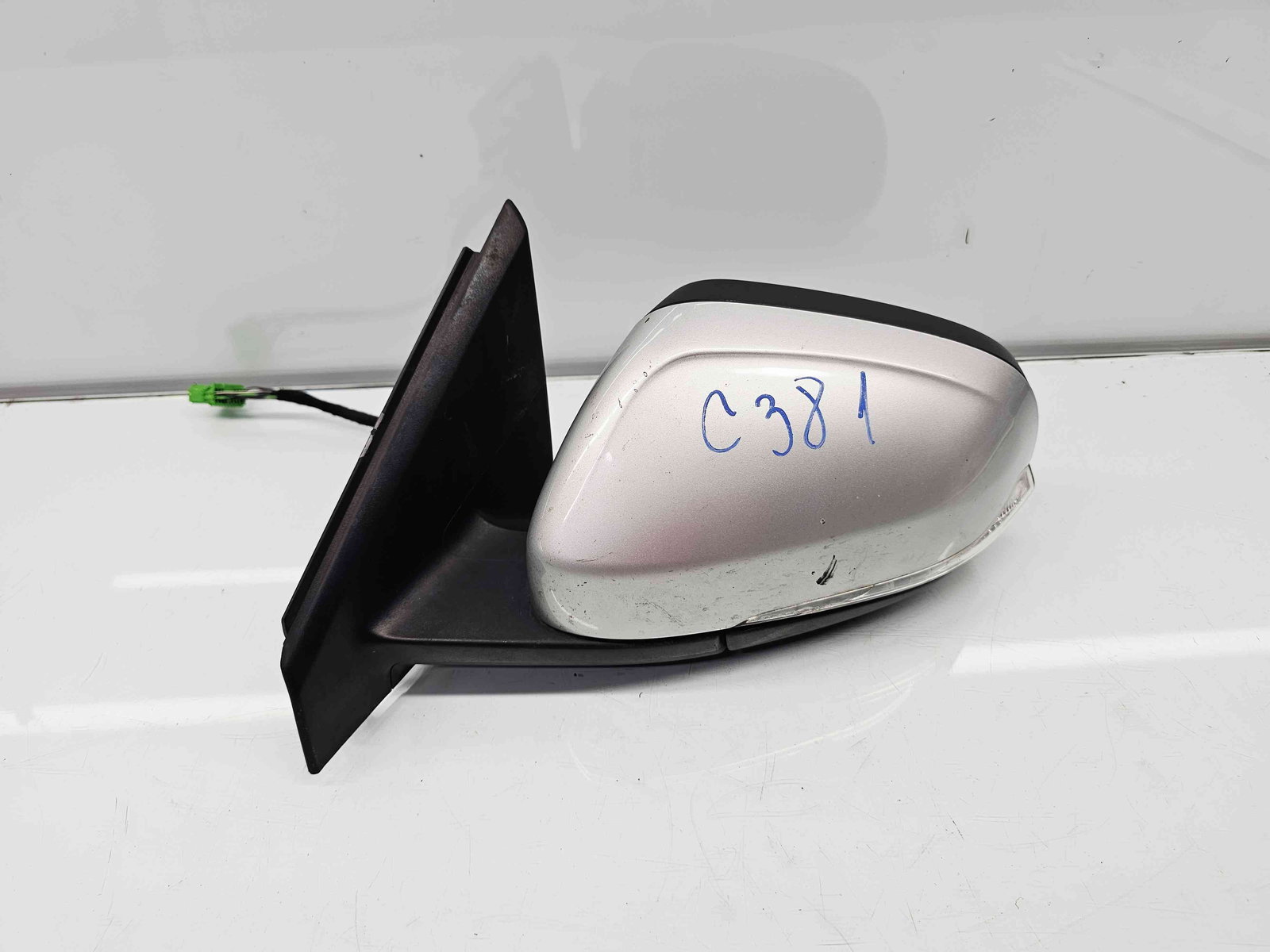 Oglinda stanga Volvo V40 II Rdesign [Fabr 2013-2019] 713 POWER BLUE METAL - imagine 1