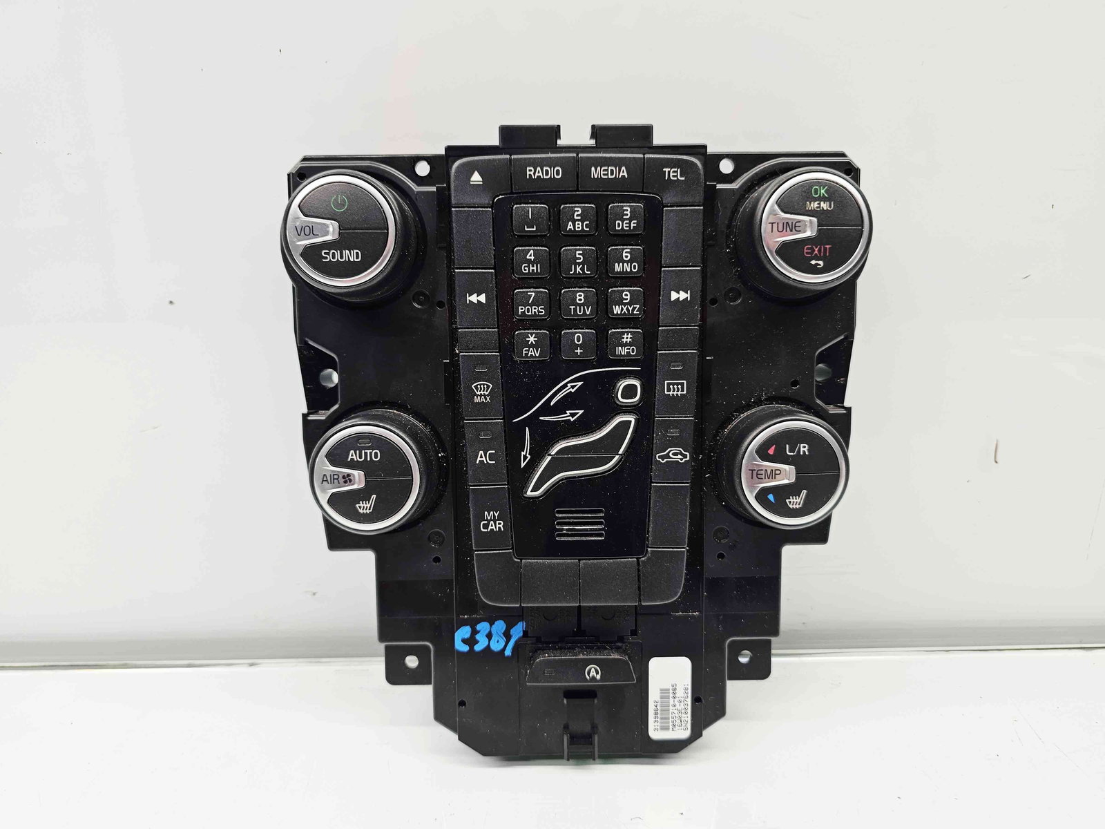 Panou comanda clima Volvo V40 II Rdesign [Fabr 2013-2019] 31398642 - imagine 1