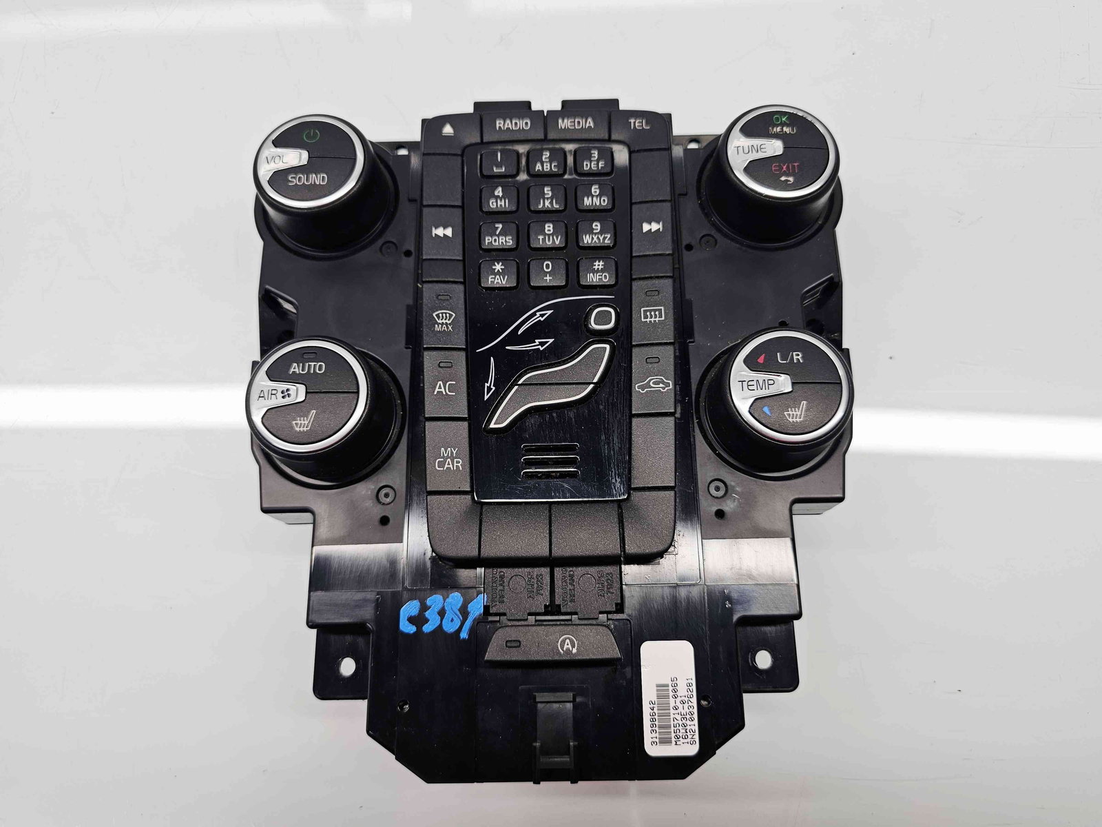 Panou comanda clima Volvo V40 II Rdesign [Fabr 2013-2019] 31398642 - imagine 6