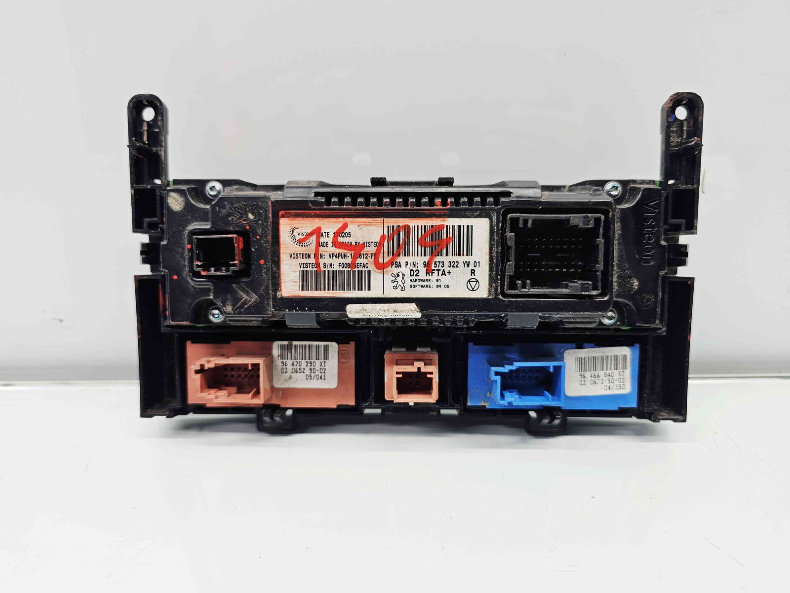 Panou comanda clima Peugeot 407 [Fabr 2004-2010] 96573322 - imagine 3