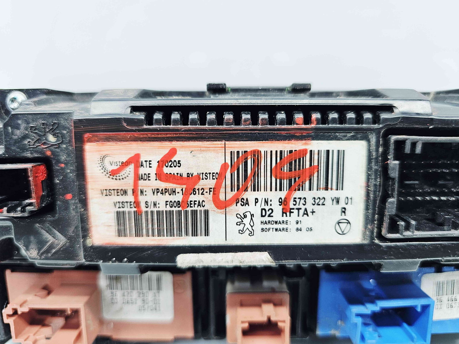 Panou comanda clima Peugeot 407 [Fabr 2004-2010] 96573322 - imagine 4