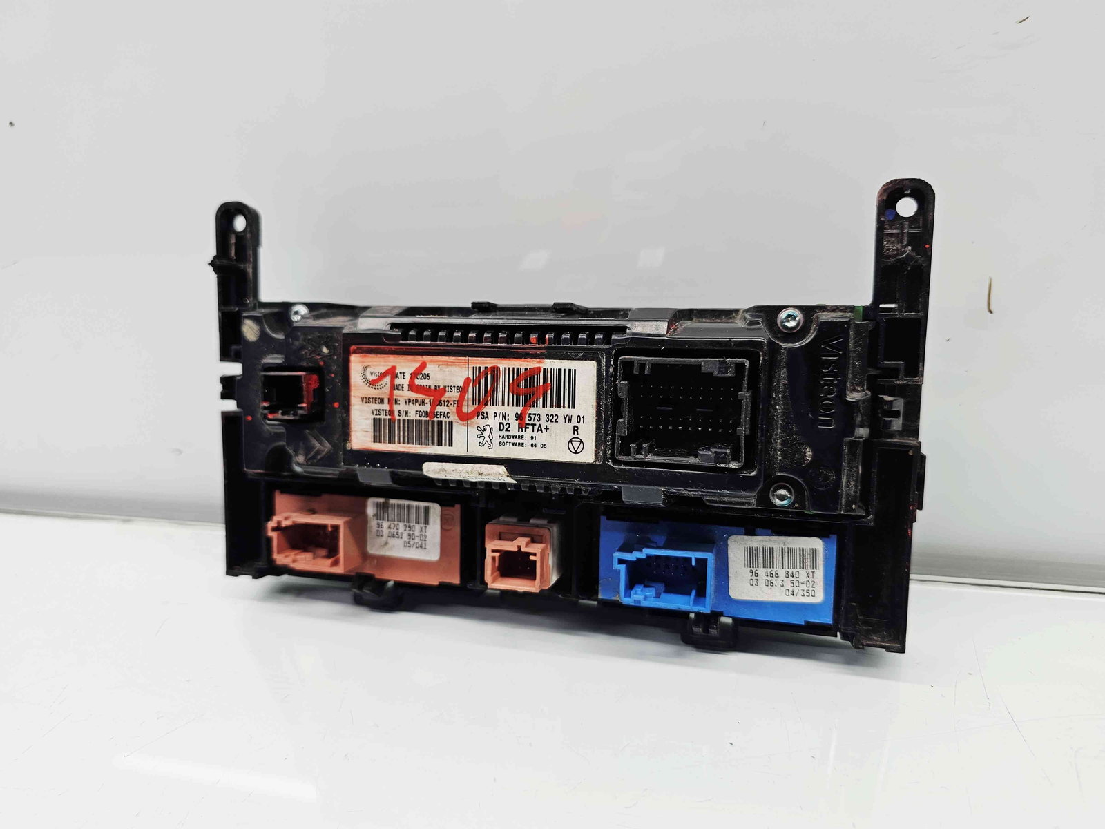 Panou comanda clima Peugeot 407 [Fabr 2004-2010] 96573322 - imagine 6