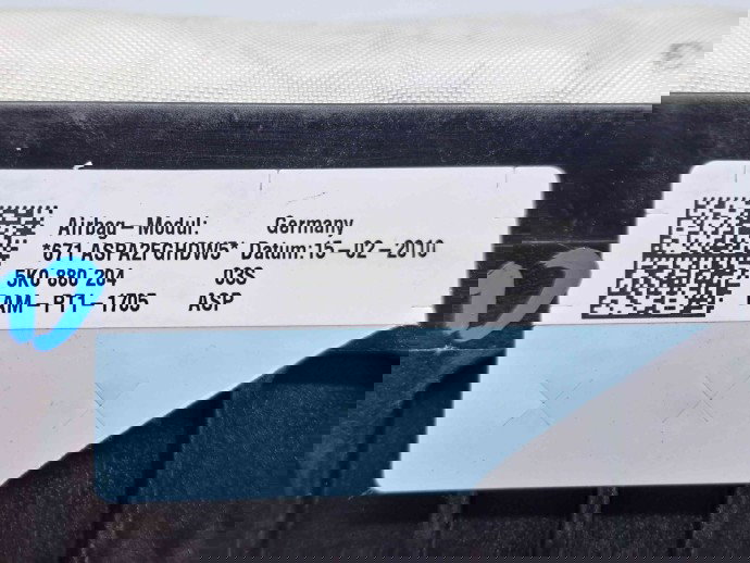  Airbag pasager Volkswagen Golf 6 (5K1) GTI [Fabr 2009-2013] 5K0880204