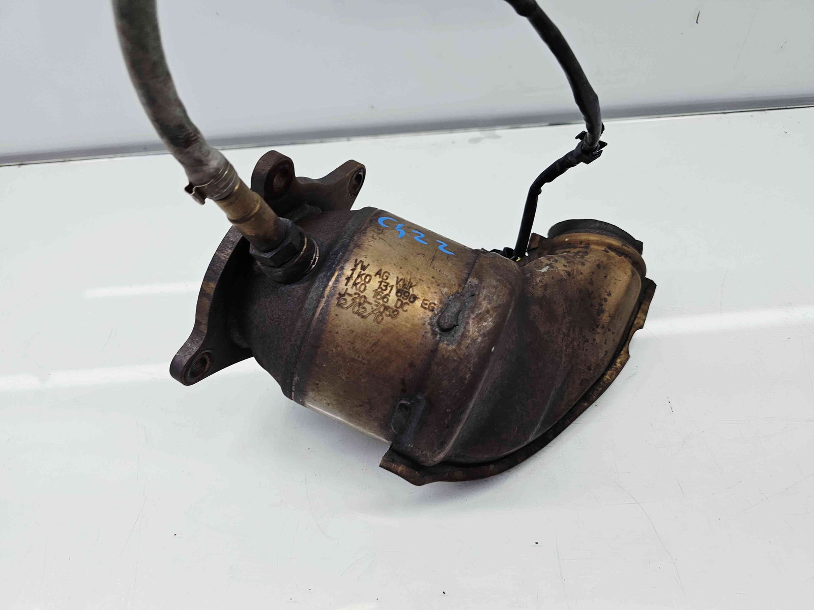 Catalizator Volkswagen Golf 6 (5K1) GTI [Fabr 2009-2013] 1K0131690EG 2.0 TFSI CCZB 155KW / 210CP - imagine 1