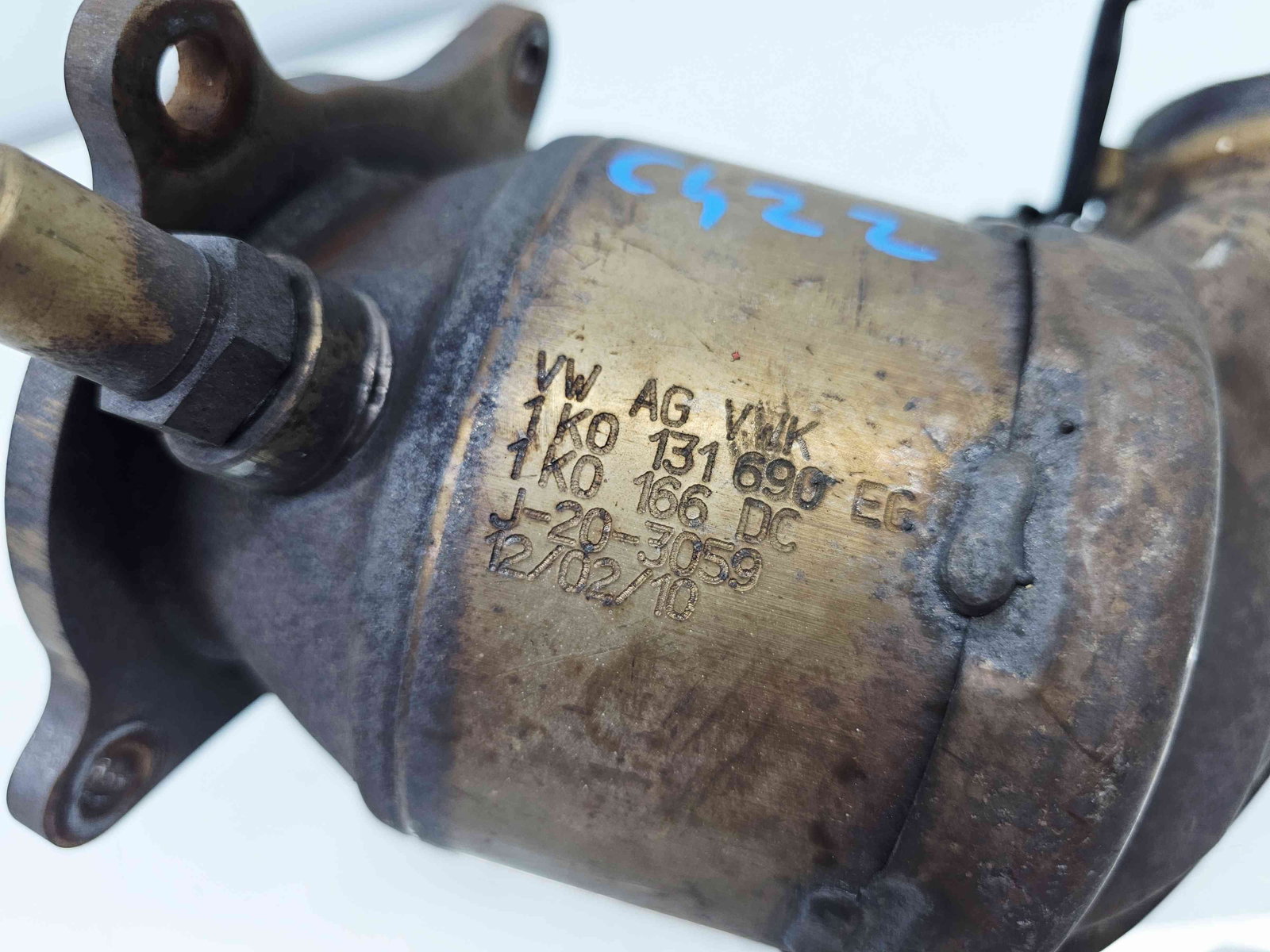 Catalizator Volkswagen Golf 6 (5K1) GTI [Fabr 2009-2013] 1K0131690EG 2.0 TFSI CCZB 155KW / 210CP - imagine 3