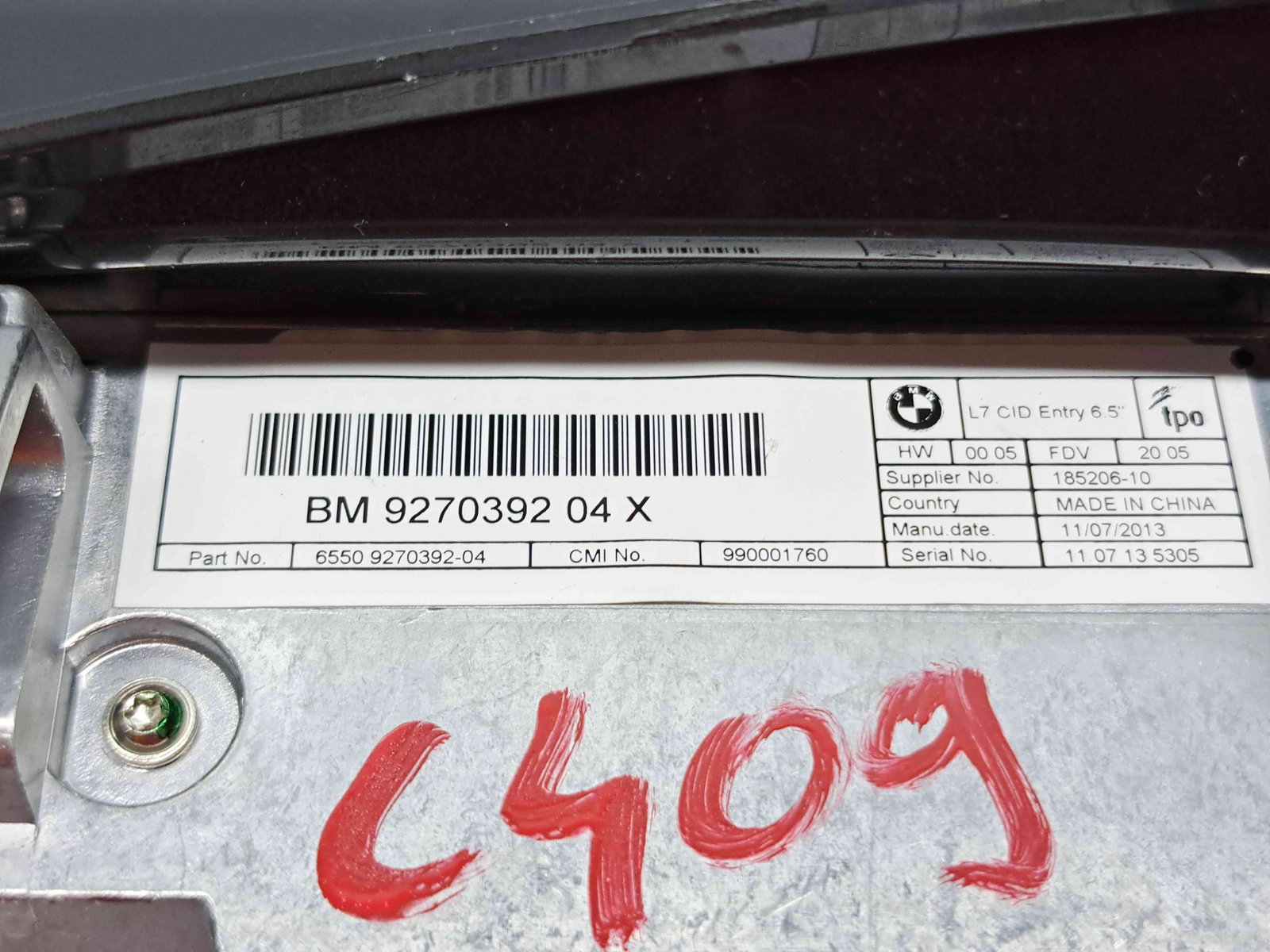 Display bord Bmw 1 (F20) [Fabr 2011-2017] 9270392-04 - imagine 4