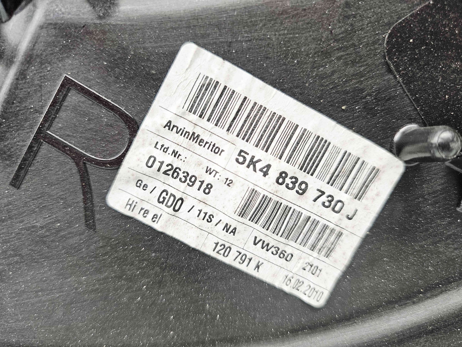 Macara electrica geam dreapta spate Volkswagen Golf 6 (5K1) GTI [Fabr 2009-2013] 5K4839730J - imagine 3