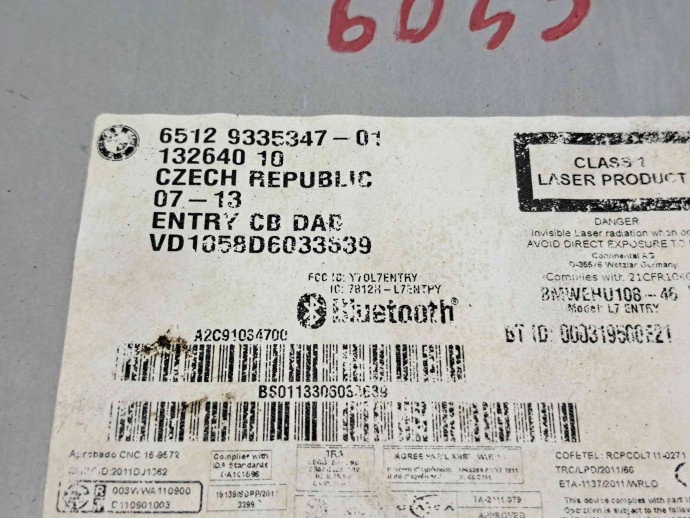  Unitate multimedia Bmw 1 (F20) [Fabr 2011-2017] 9335347-01