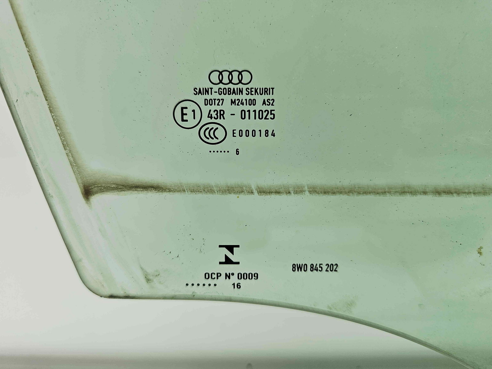 Geam usa dreapta fata Audi A4 (8W2, B9) [Fabr 2015-2023] OEM - imagine 2