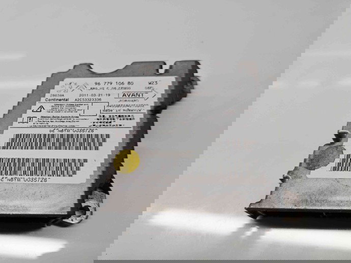 Calculator airbag Peugeot 508 [Fabr 2010-2018] 9677910680 2.0 HDI RHH 120KW / 163CP