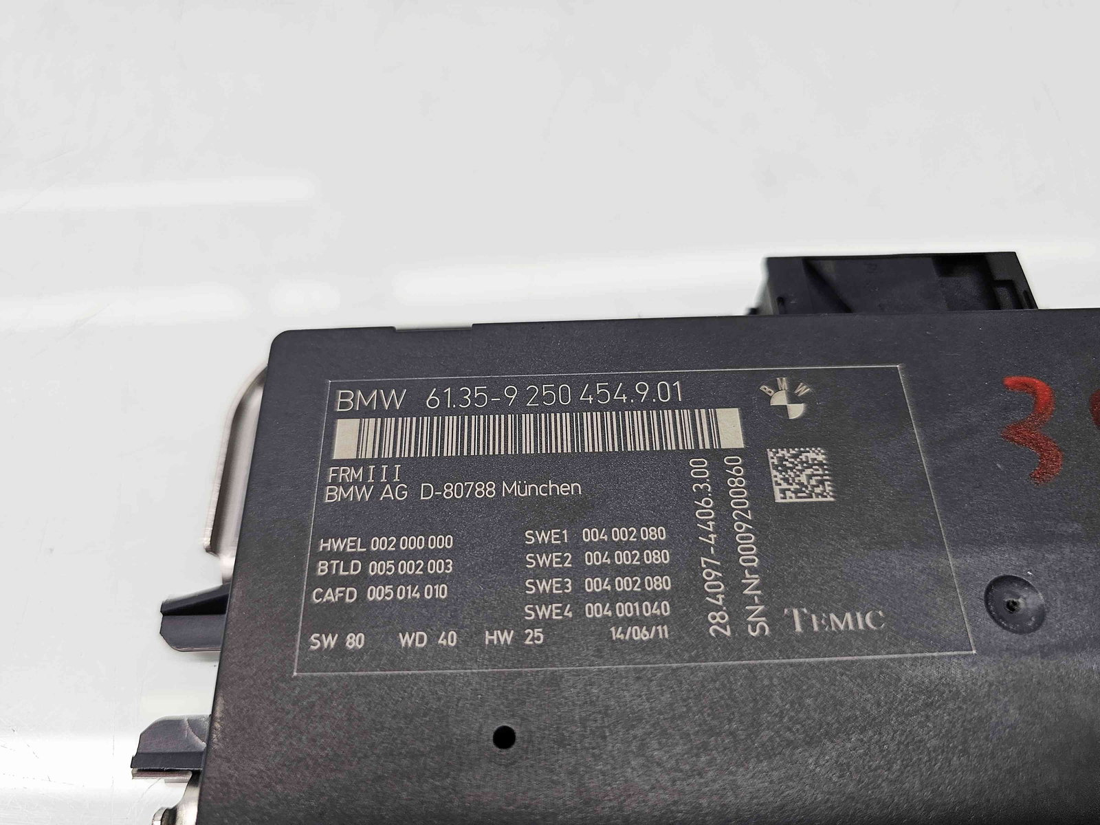 Modul control lumini Bmw 5 (F10) [Fabr 2011-2016] 9250454 - imagine 2