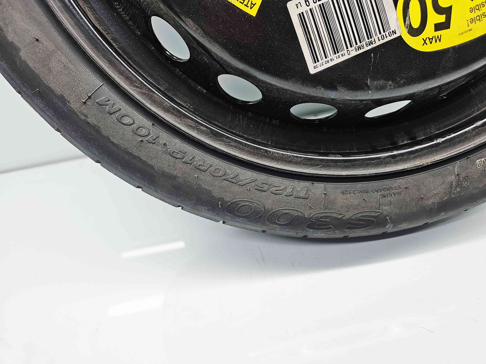 Roata rezerva Audi A4 (8W2, B9) [Fabr 2015-2023] T125 / 70 R19 100M - imagine 2