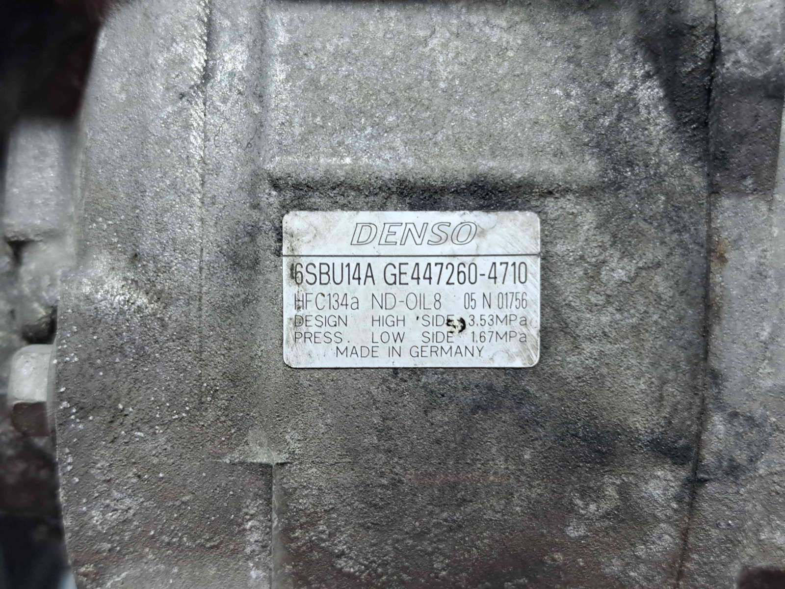 Compresor clima Bmw 5 (F10) [Fabr 2011-2016] GE447260-4710 2.0 N47D20 135KW / 184CP - imagine 5