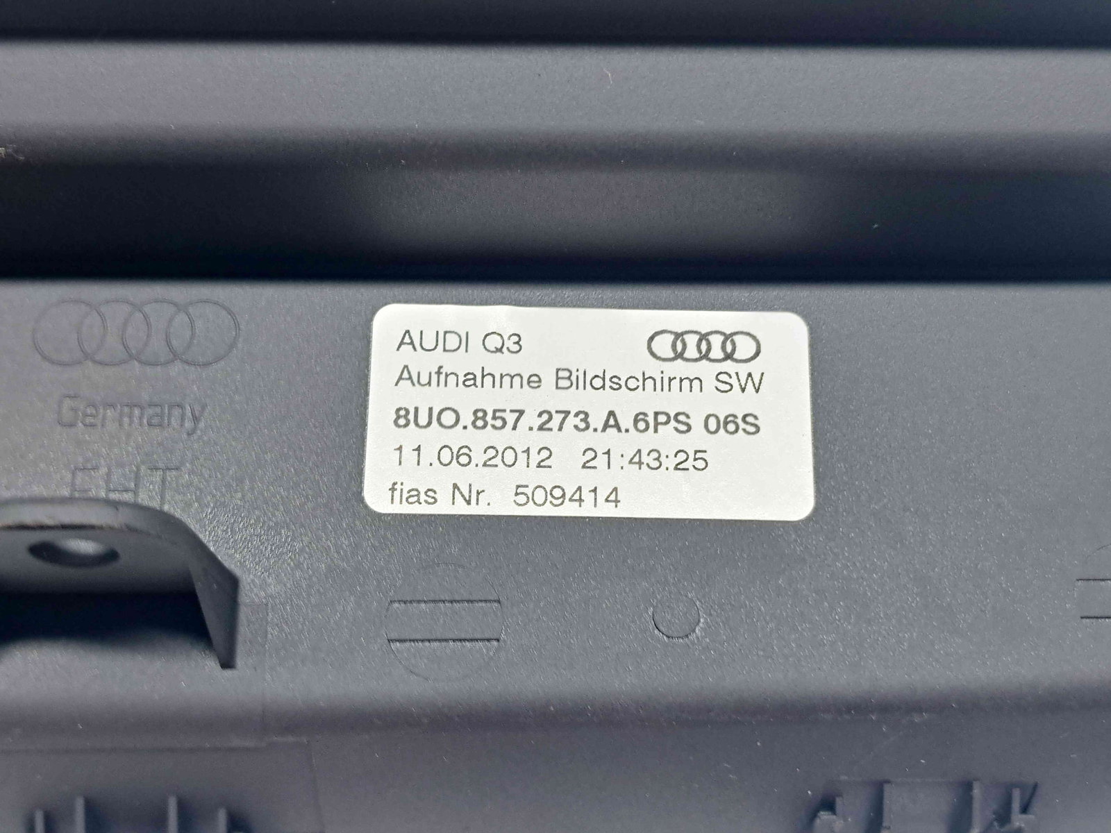Display bord Audi Q3 (8UB) [Fabr 2011-2018] 8U0857273A - imagine 4