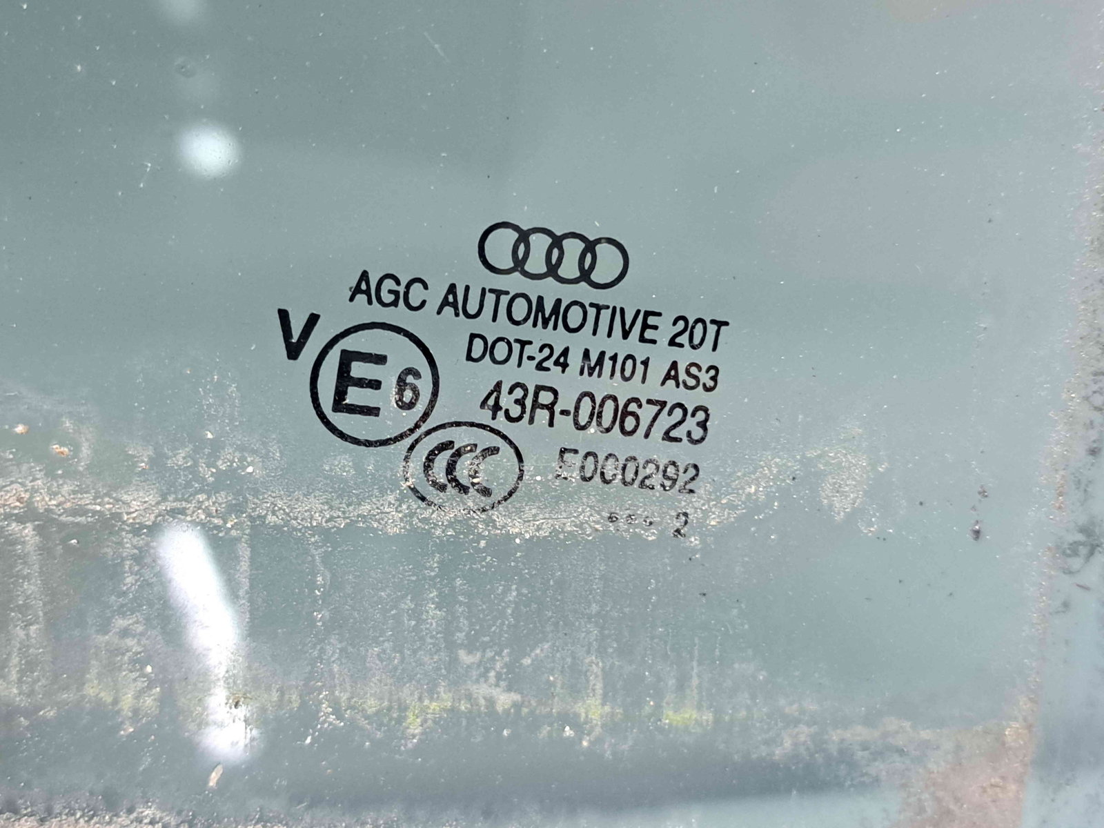 Geam usa dreapta spate Audi Q3 (8UB) [Fabr 2011-2018] OEM - imagine 2