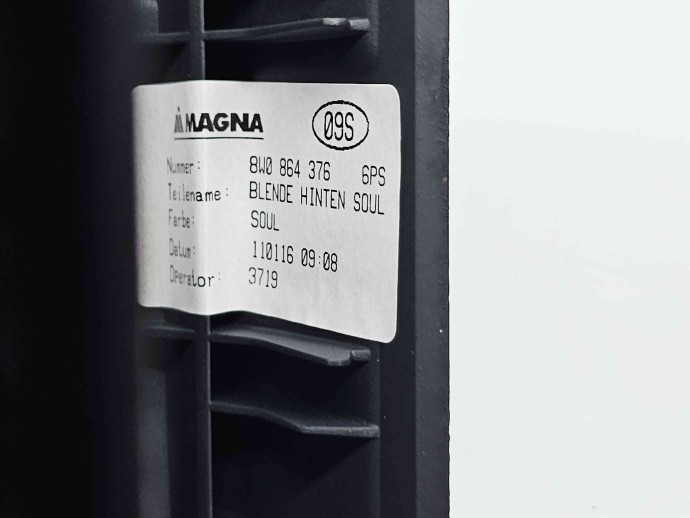  Grila aerisire spate Audi A4 (8W2, B9) [Fabr 2015-2023] 8W0864376