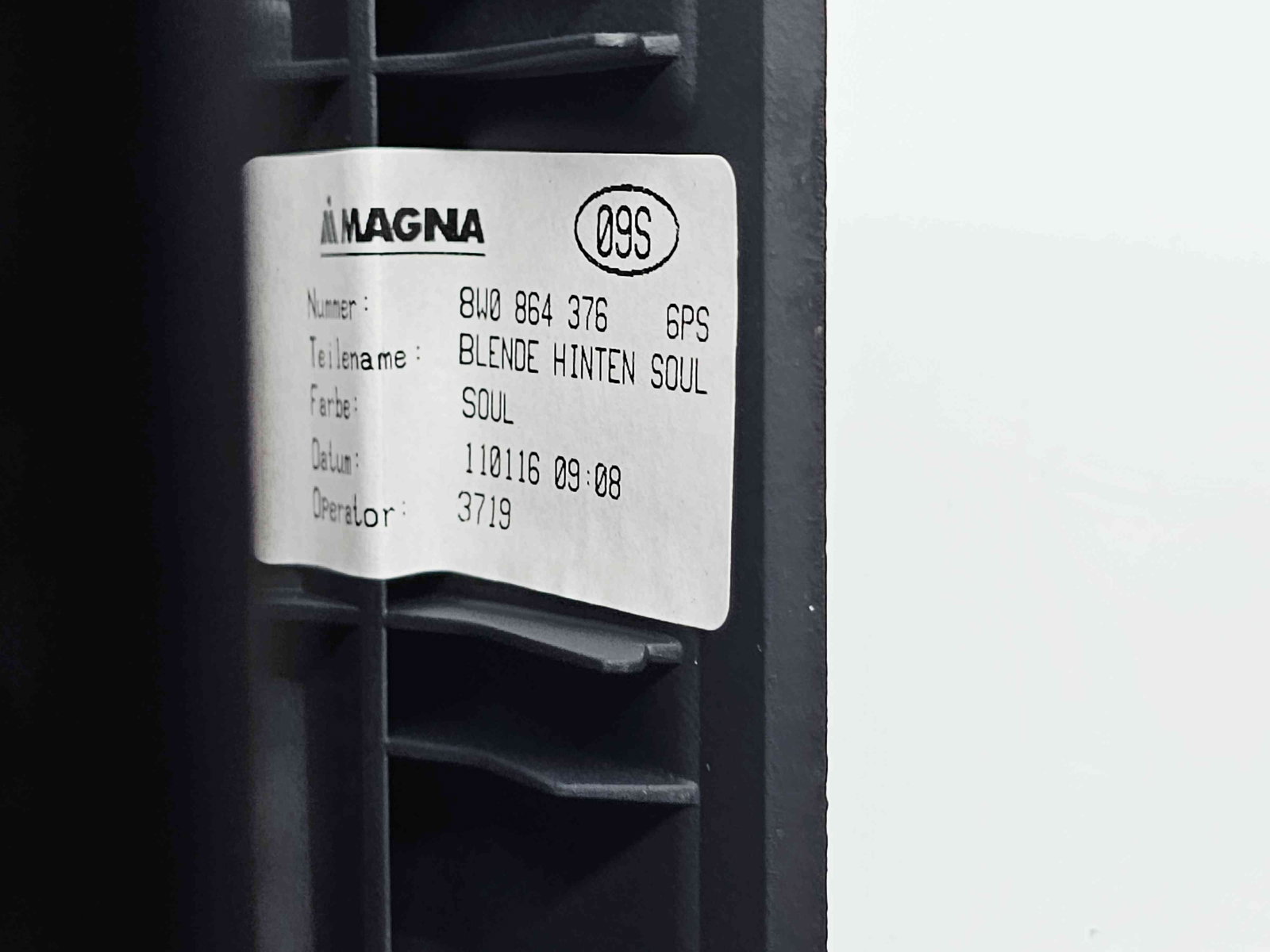 Grila aerisire spate Audi A4 (8W2, B9) [Fabr 2015-2023] 8W0864376 - imagine 5