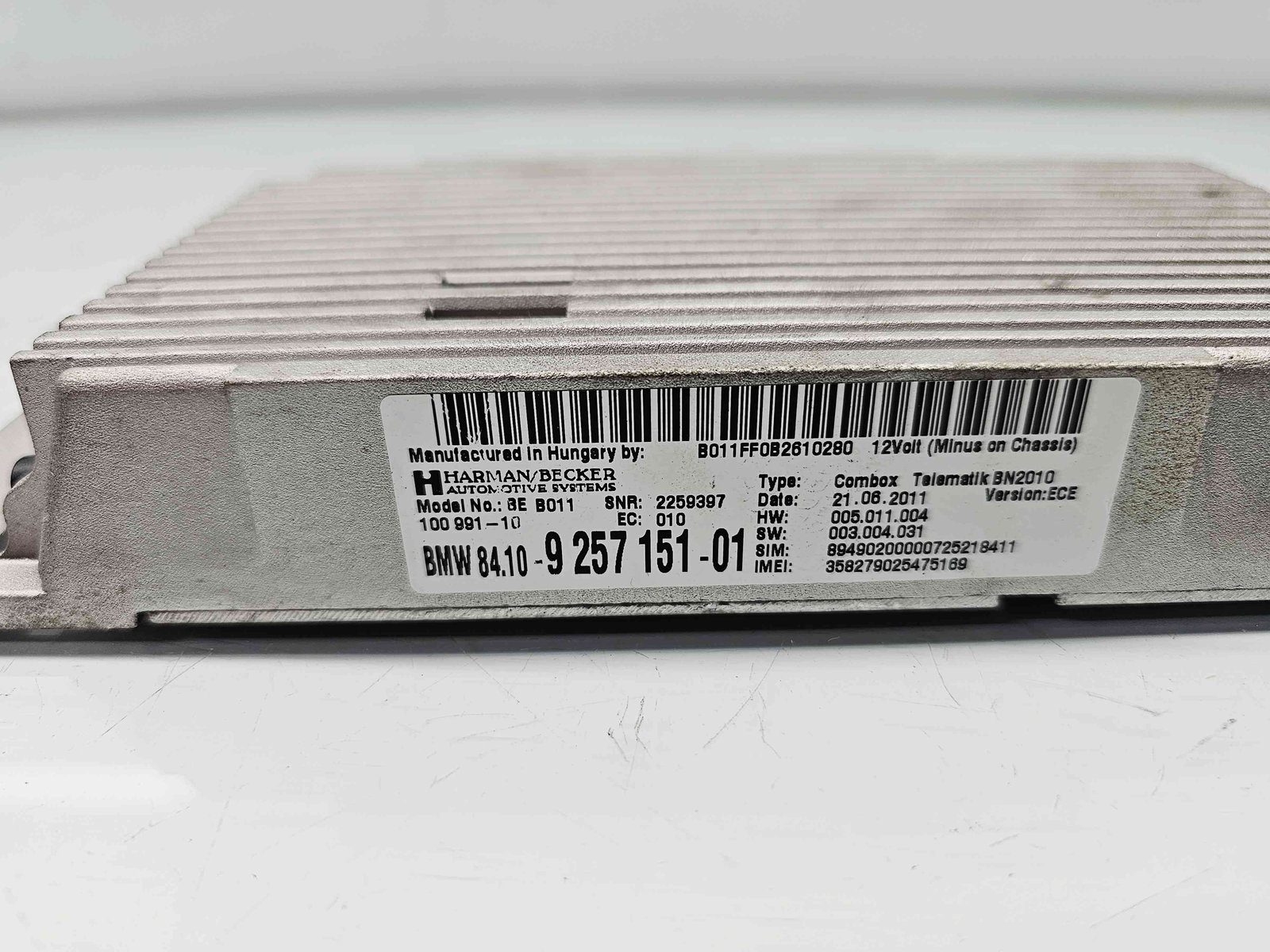 Modul bluetooth Bmw 5 (F10) [Fabr 2011-2016] 9257151 - imagine 2