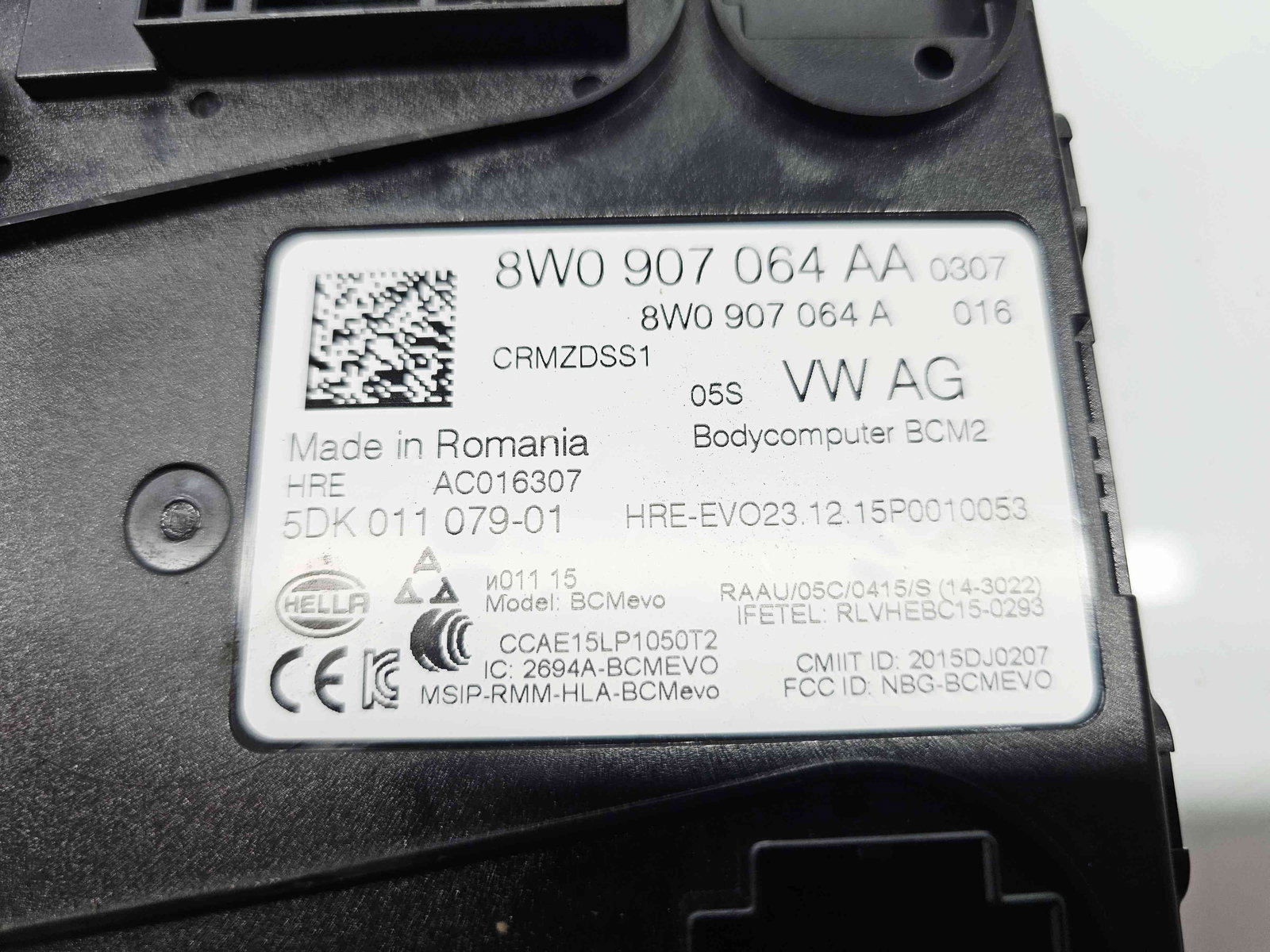 Modul confort Audi A4 (8W2, B9) [Fabr 2015-2023] 8W0907064AA - imagine 3