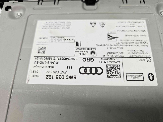  Unitate multimedia Audi A4 (8W2, B9) [Fabr 2015-2023] 8W0035192
