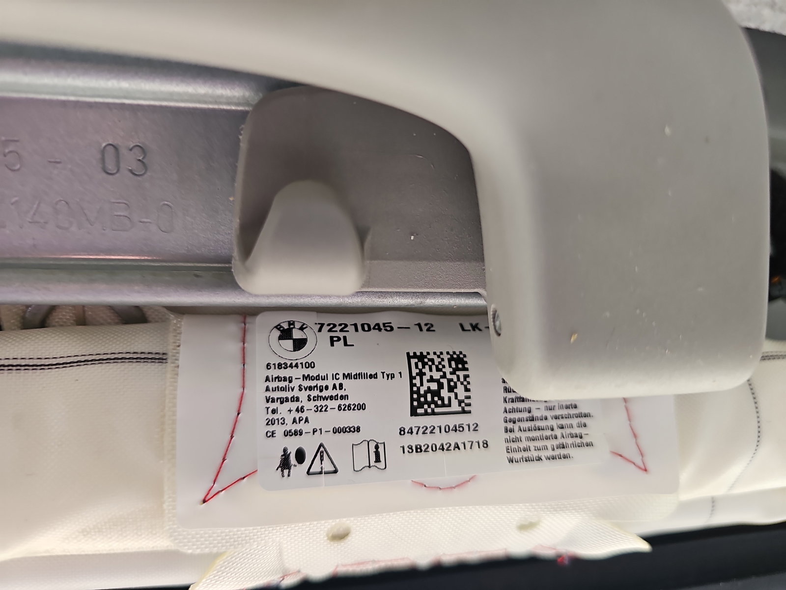 Airbag cortina stanga Bmw 1 (F20) [Fabr 2011-2017] 7221045 - imagine 3