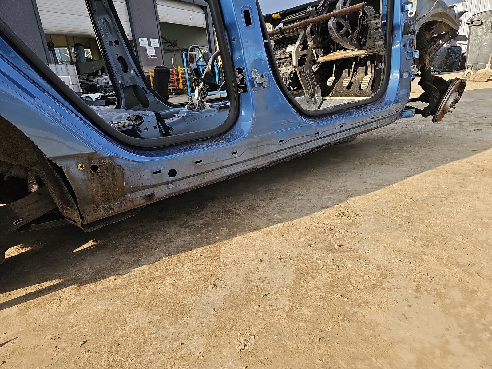 Prag lateral dreapta Volvo V40 Rdesign [Fabr 2013-2019] OEM - imagine 2