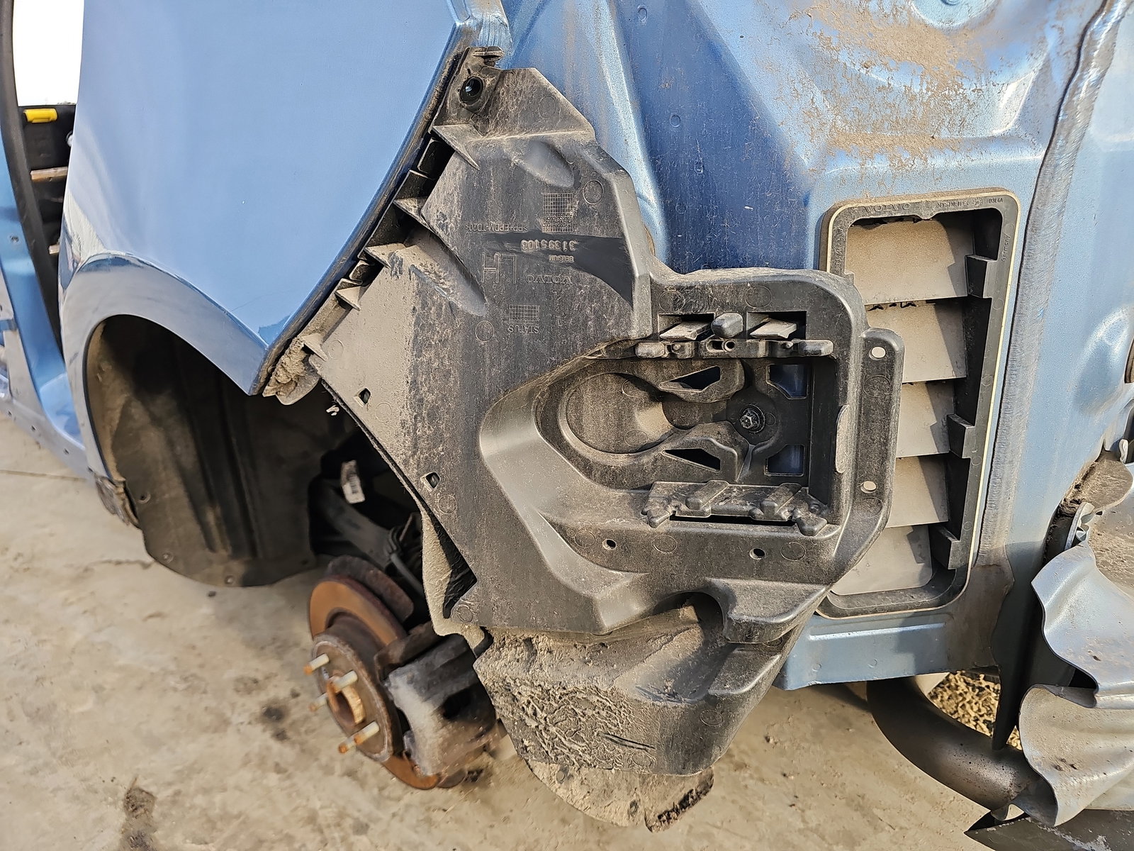 Suport bara stanga spate Volvo V40 Rdesign [Fabr 2013-2019] 31395103 - imagine 2