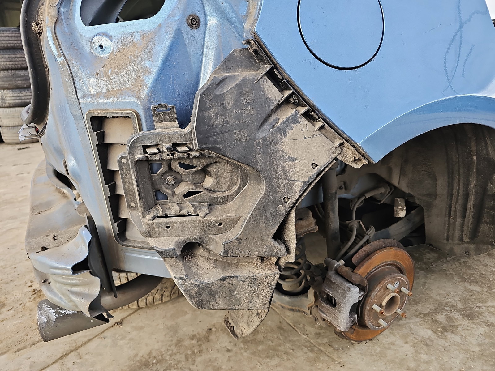 Suport bara dreapta spate Volvo V40 Rdesign [Fabr 2013-2019] 31395104 - imagine 1