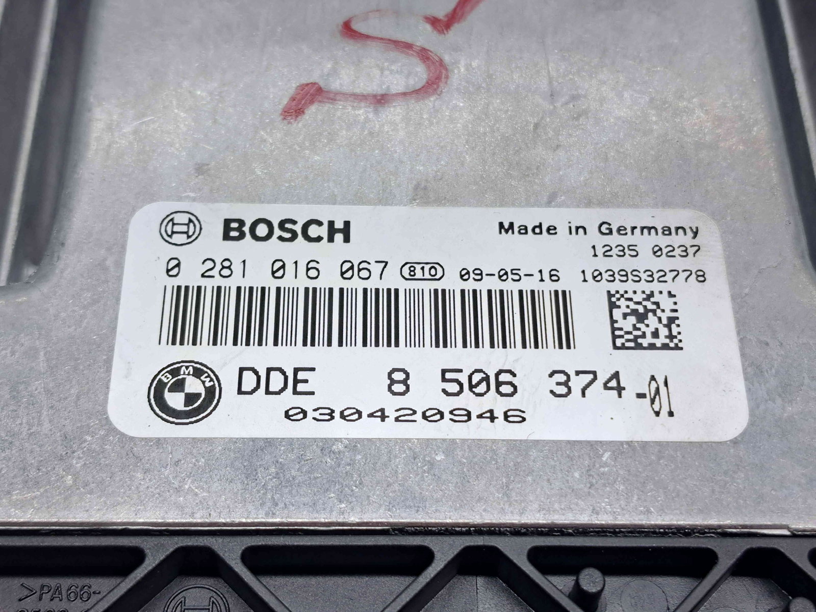 Calculator motor ECU Bmw 1 cabriolet (E88) [Fabr 2008-2013] 8506374-01 2.0 N47D20 130KW / 177CP - imagine 3