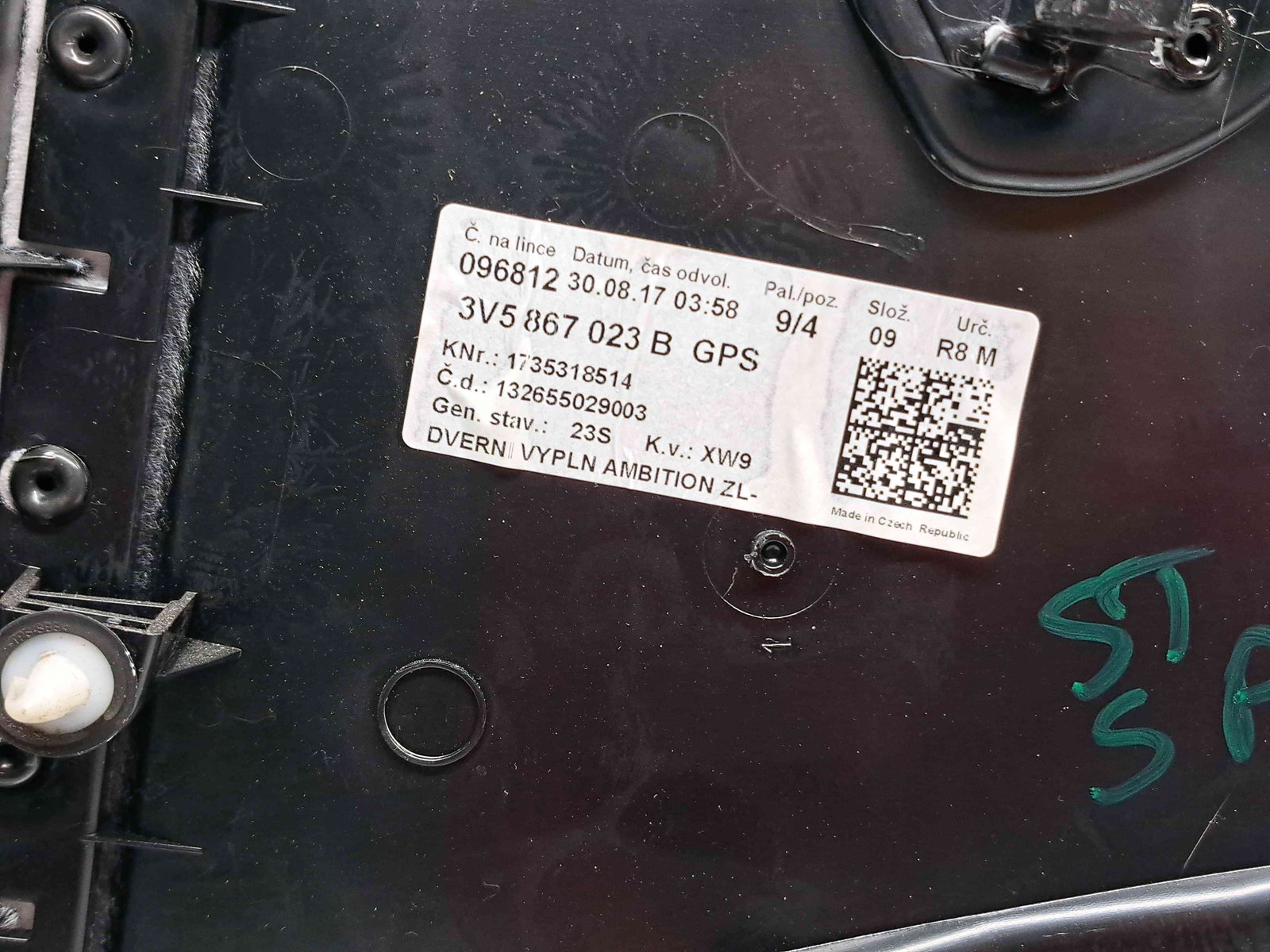 Tapiterie usa stanga spate Skoda Superb III (3V3) [Fabr 2015-prezent] 8V5867023B - imagine 6