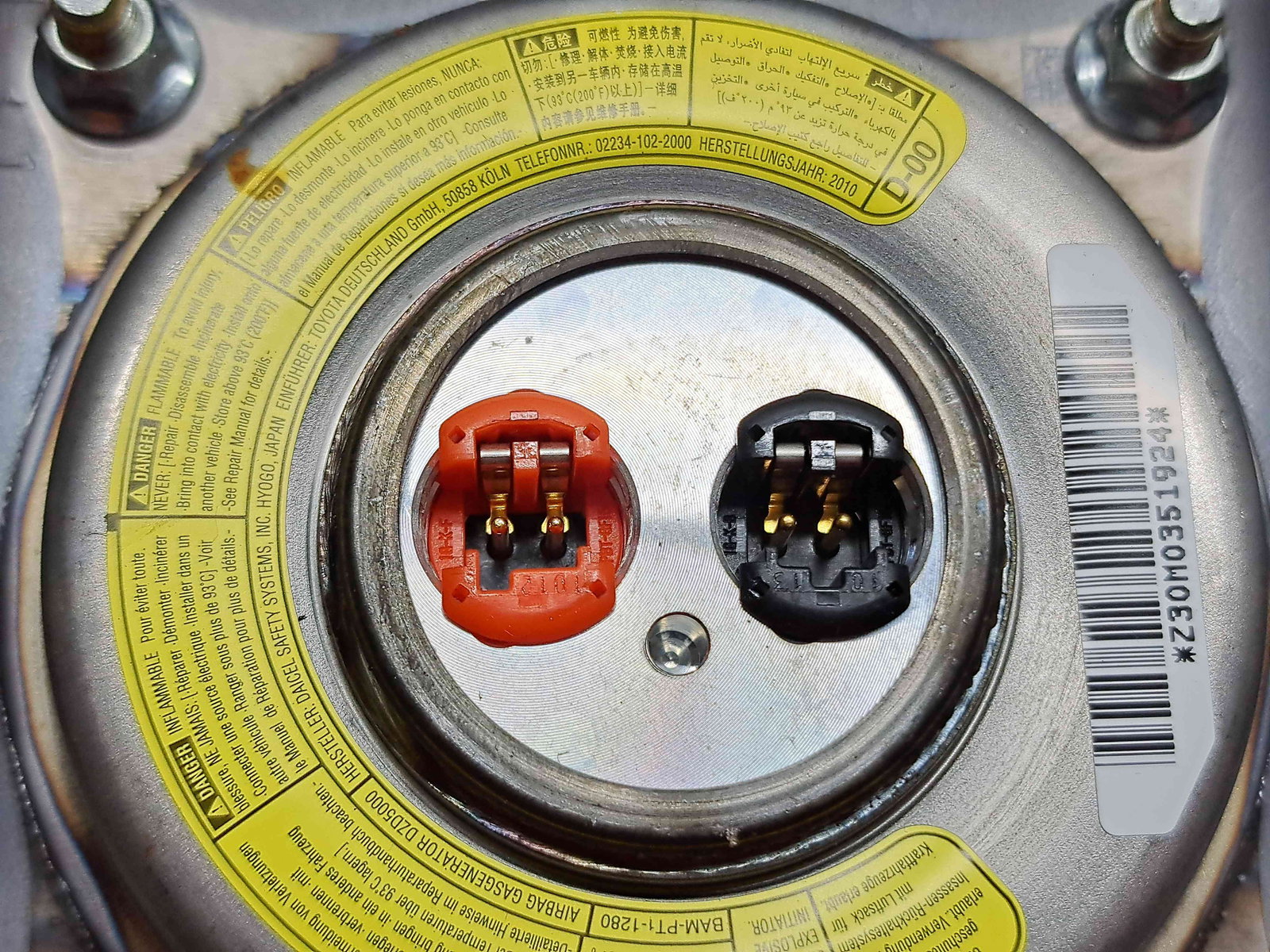 Airbag volan Toyota Rav 4 III (ACA3, ACE, ALA3, GSA3, ZSA3) [Fabr 2005-2013] Facelift OEM - imagine 4