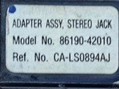 Conector auxiliar USB Toyota Rav 4 III (ACA3, ACE, ALA3, GSA3, ZSA3) [Fabr 2005-2013] Facelift 86190-42010